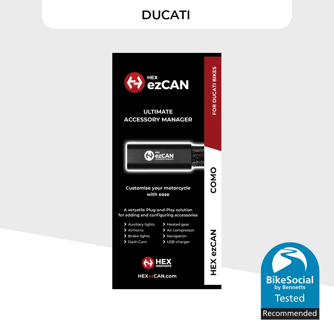 HEX ezCAN Como – Ducati Motosikletler İçin (Ducati DesertX / Multistrada V2, V4, Rally, Pikes Peak)