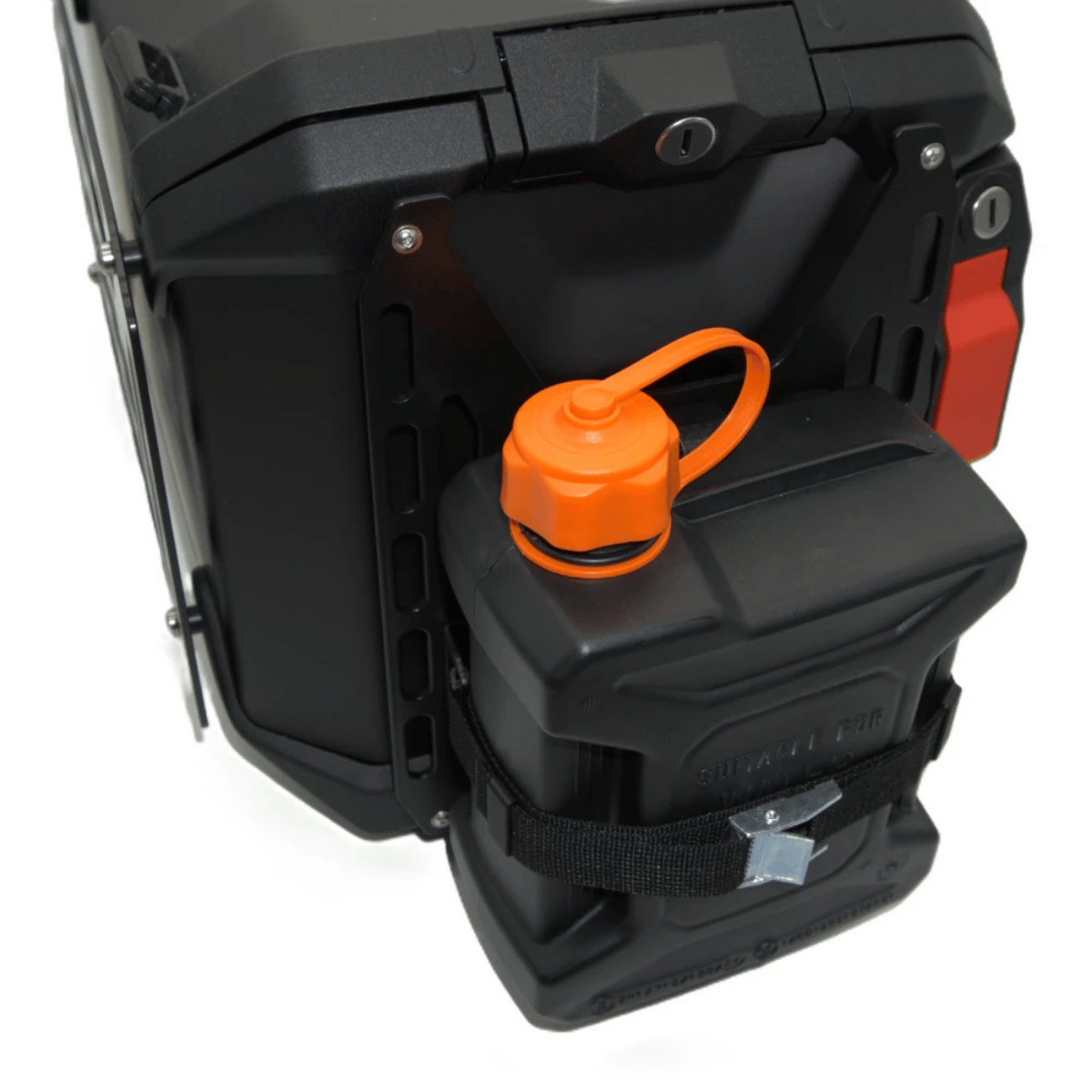 İsmold R 1300 ADV YAN ÇANTA BENZİN BİDONU TAŞIYICISI + GİVİ TAN-01 BENZİN BİDONU (2.5-Lt.)
