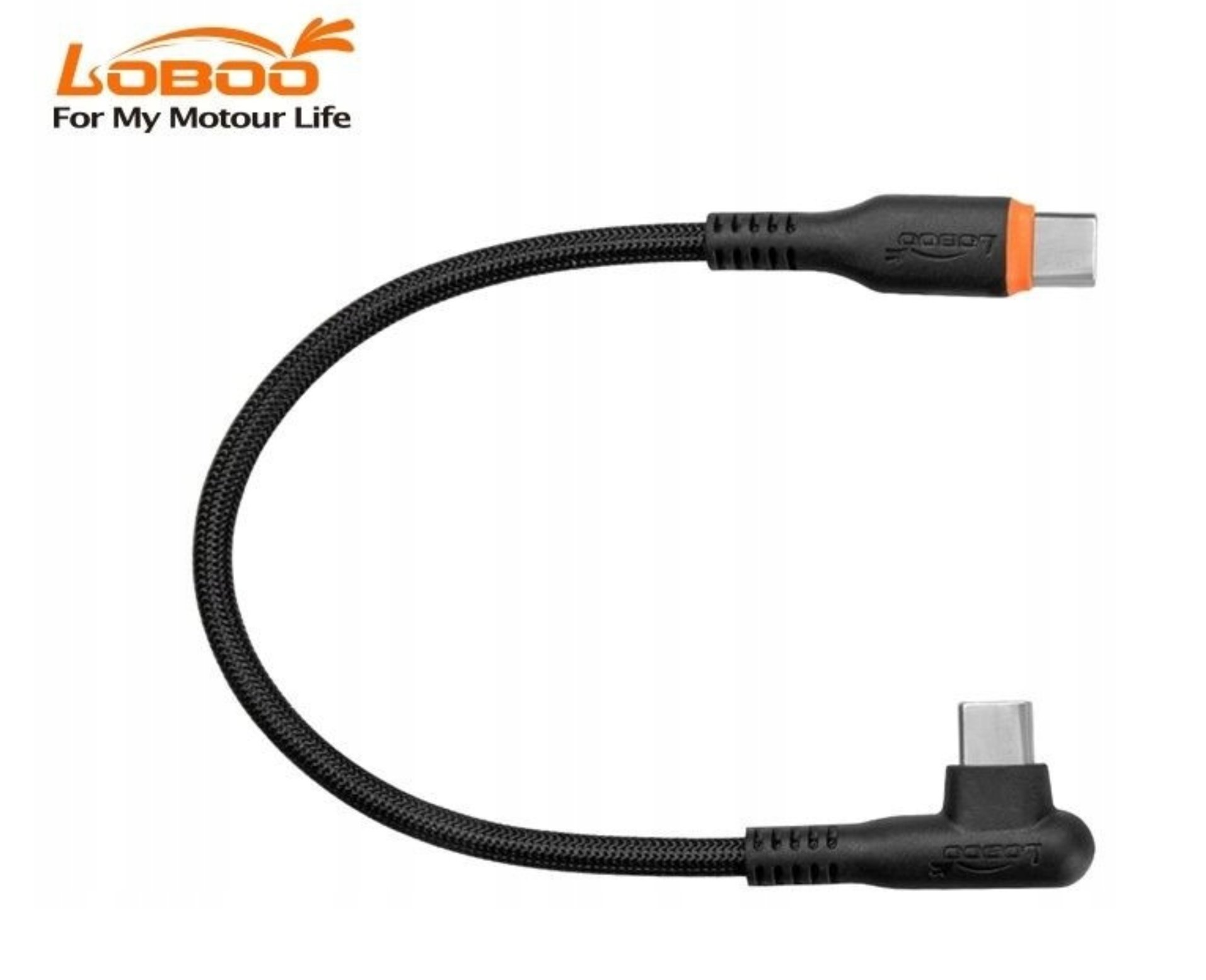LOBOO Hızılı Şarj USB-C 60W GÜÇLÜ Type C KABLO 23cm