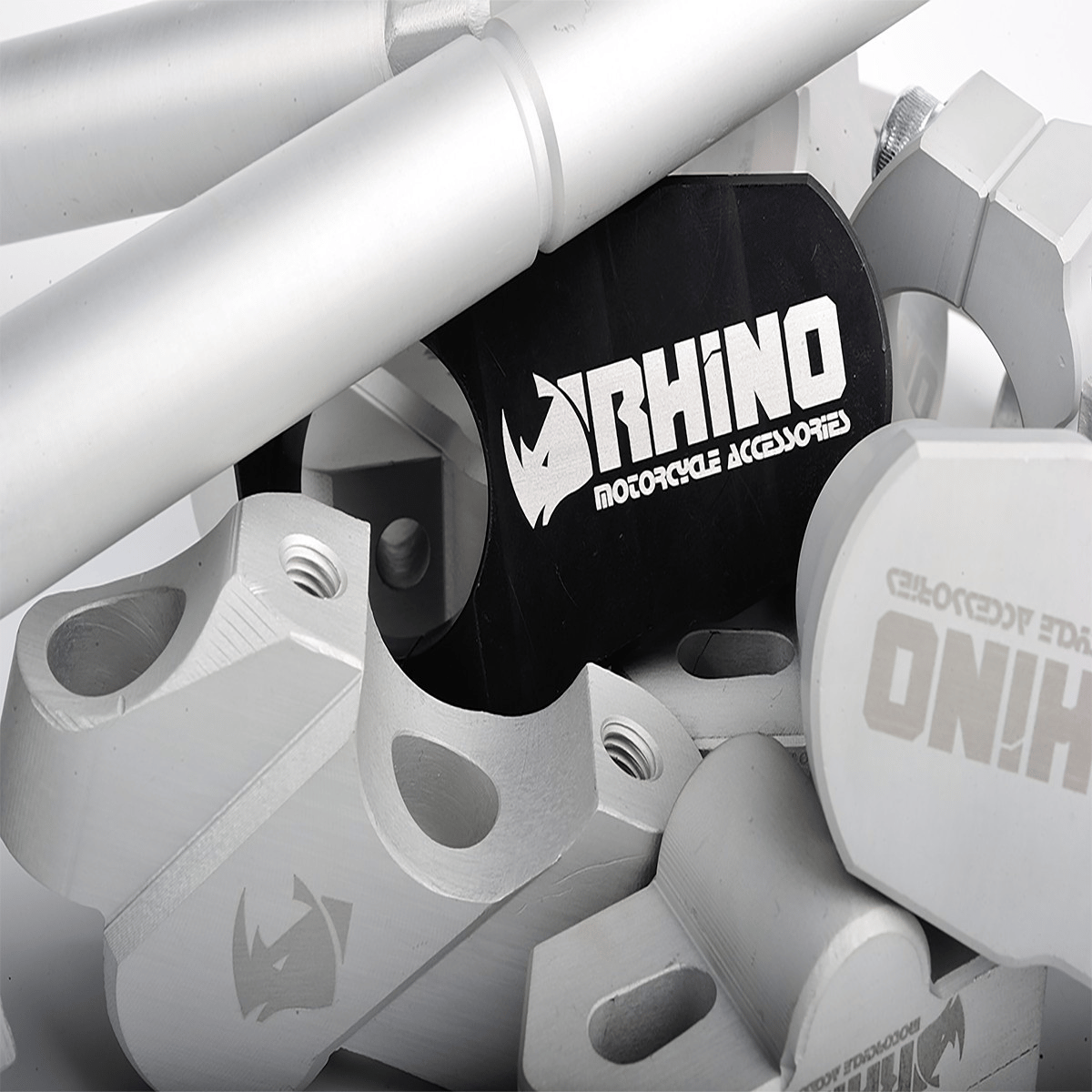 Rhino 22 mm'den 28 mm'e Style Barback Gidon Çevirici Mat Gümüş