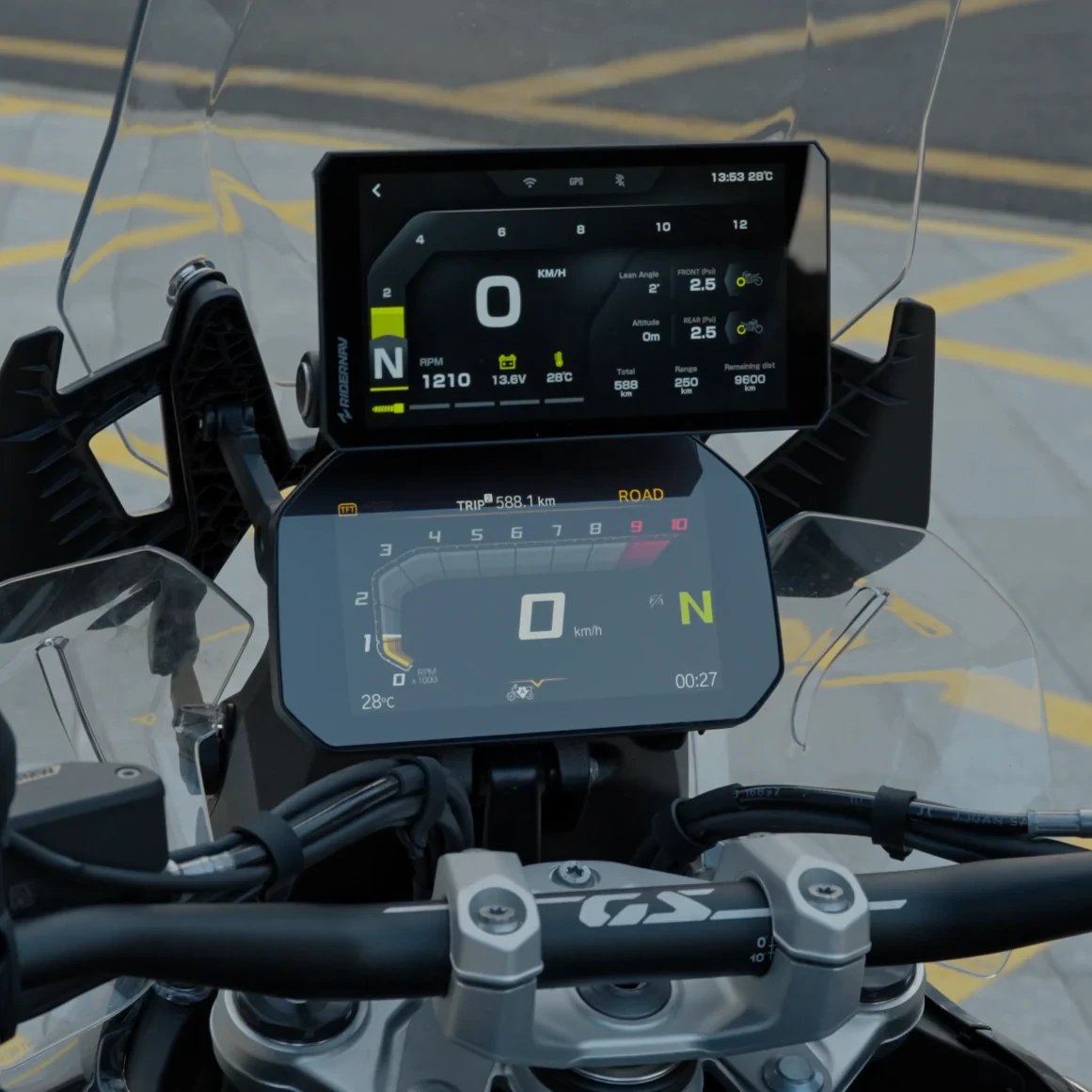 RiderNav R7M 7″ BMW Motorrad Uyumlu Akıllı Sürüş Sistemi