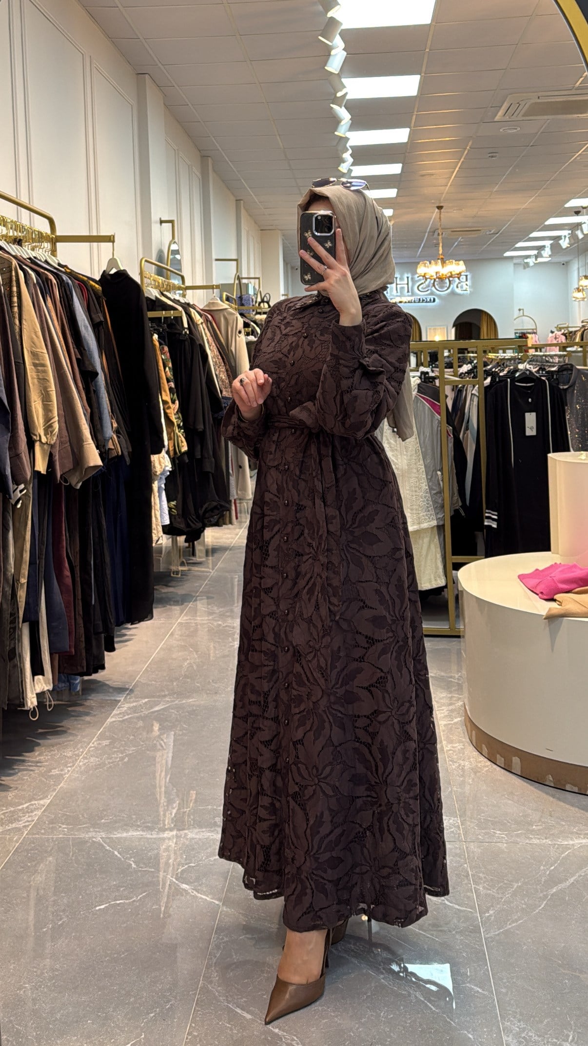 CLANDE 5011 GÜPÜRLÜ ELBİSE