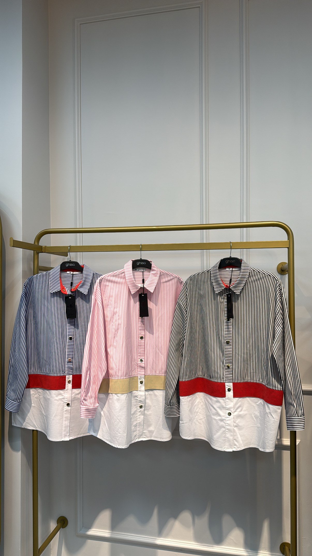 GHİSA 4429 ÇİZGİLİ COTTON GÖMLEK CEKET 