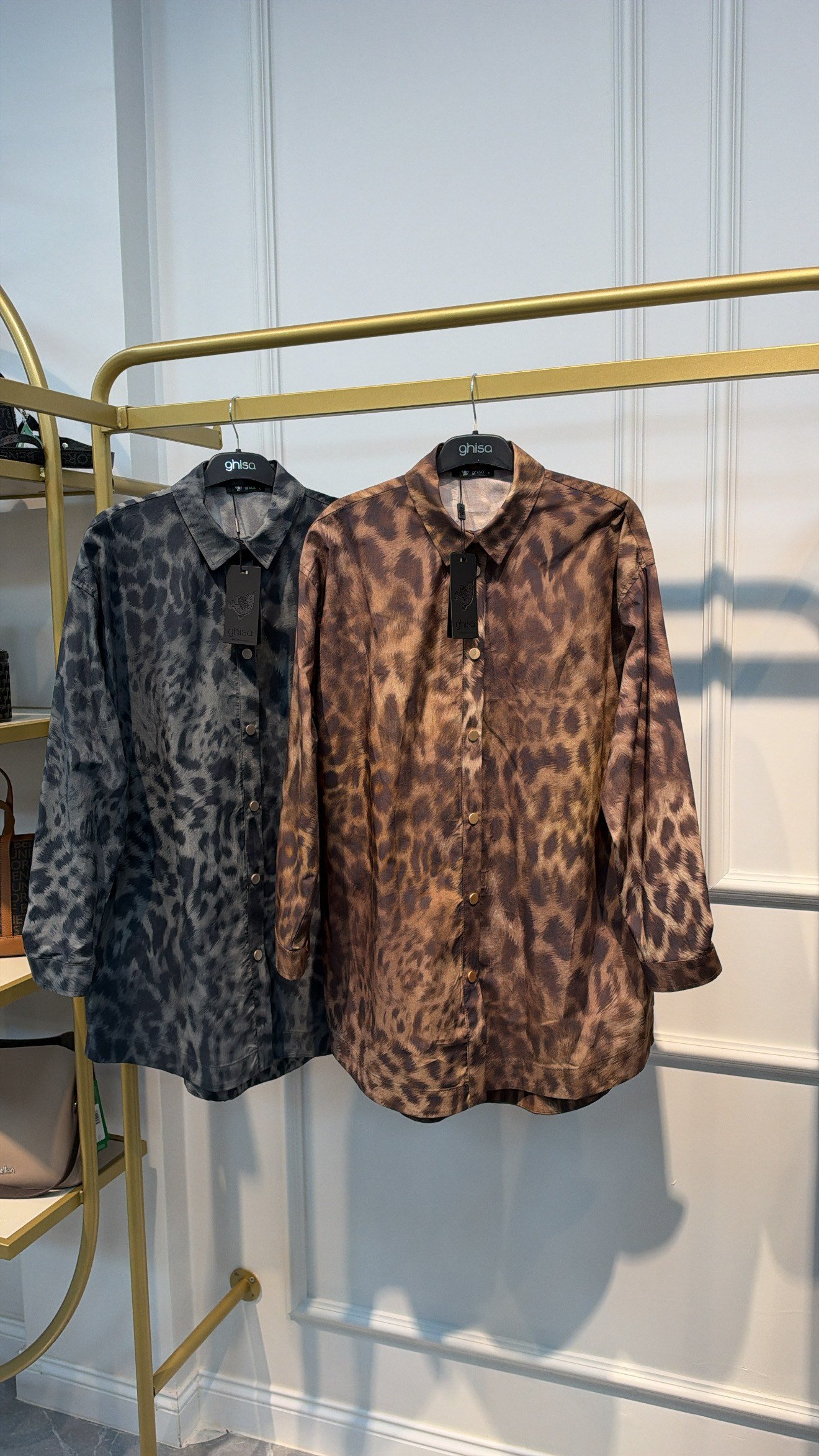GHİSA 4520 LEOPAR GÖMLEK