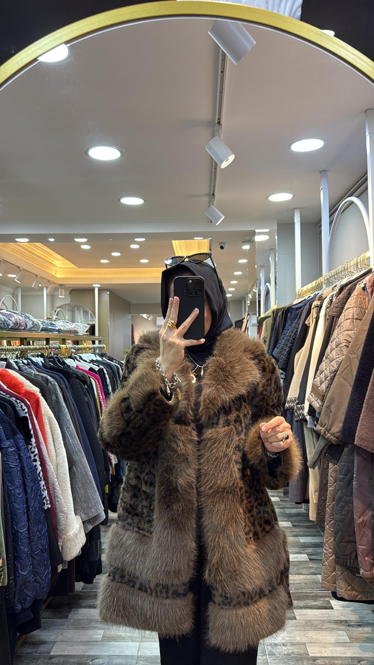 GHİSA 6539 İTHAL LEOPAR KABAN