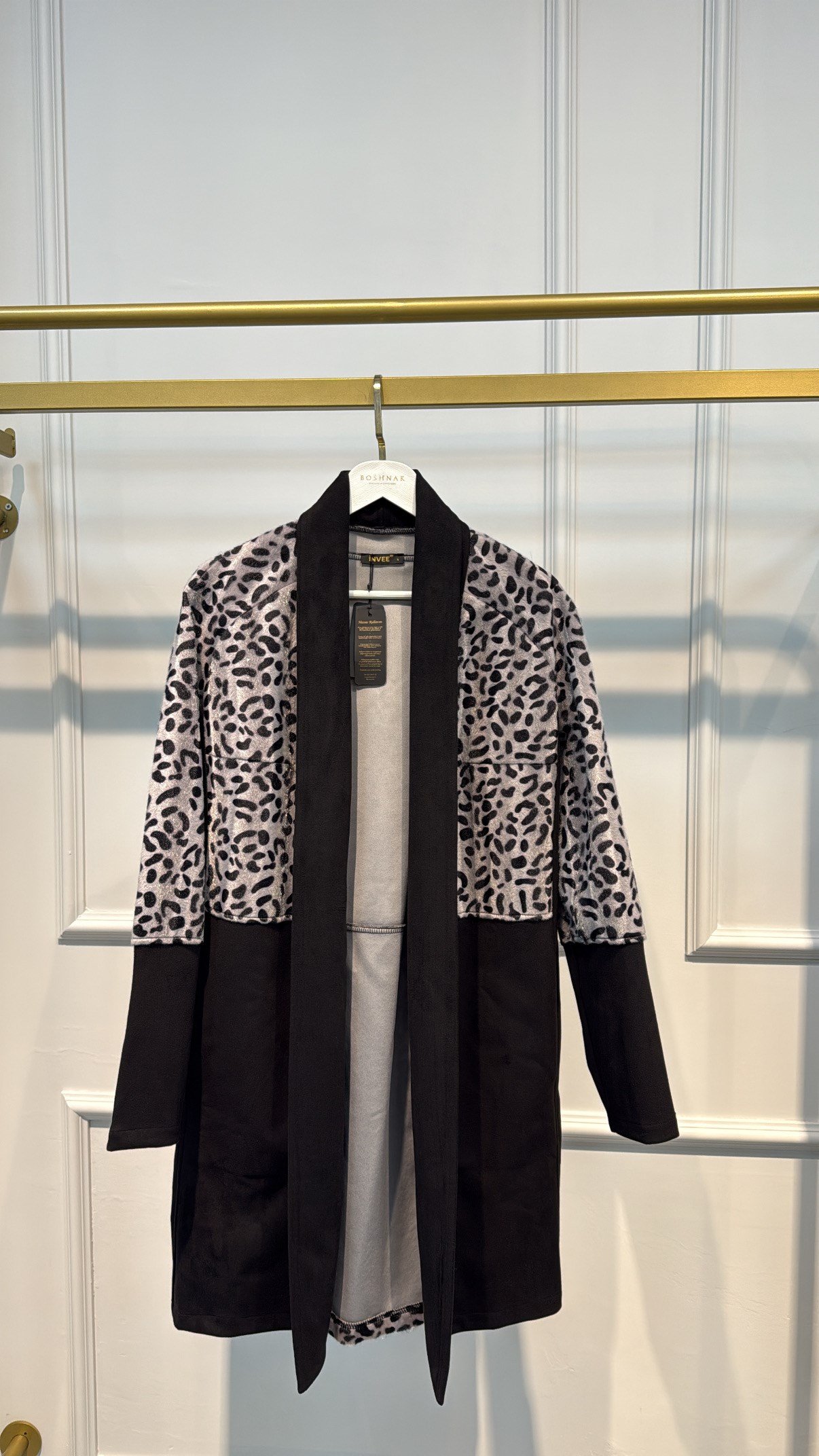 İNVEE 6933 LEOPAR CEKET