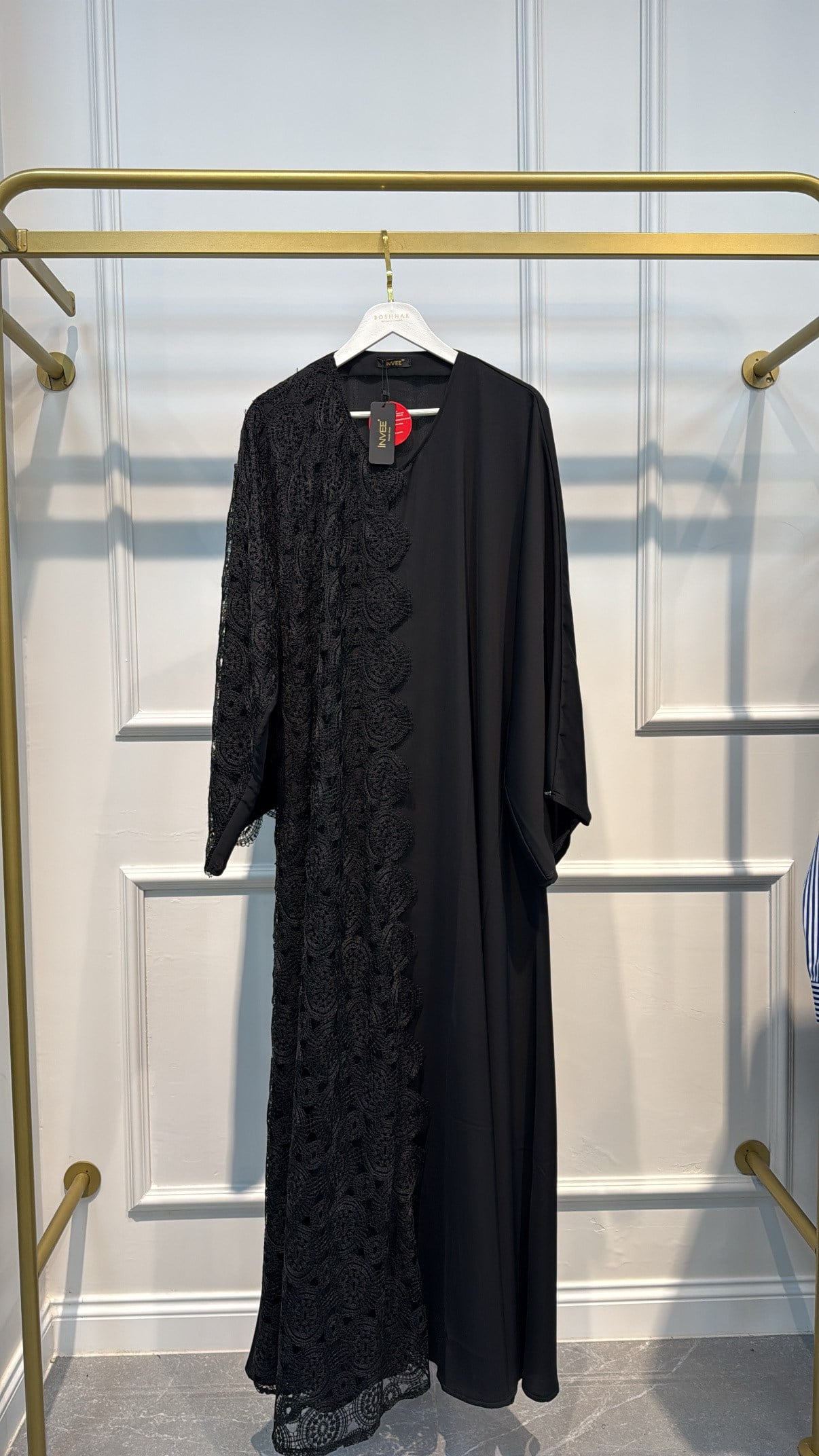 İNVEE 6995 GÜPÜRLÜ ABAYA FERACE