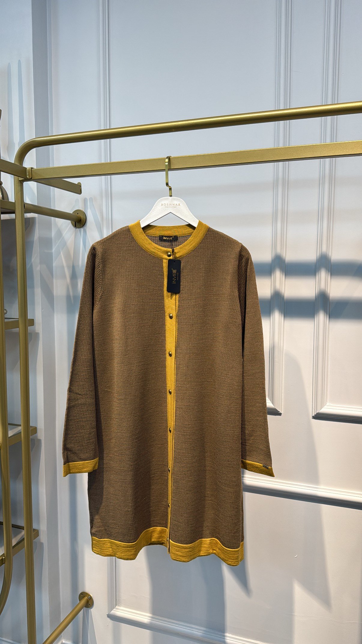 İNVEE 7068 DEFNE YÜN TRİKO HIRKA