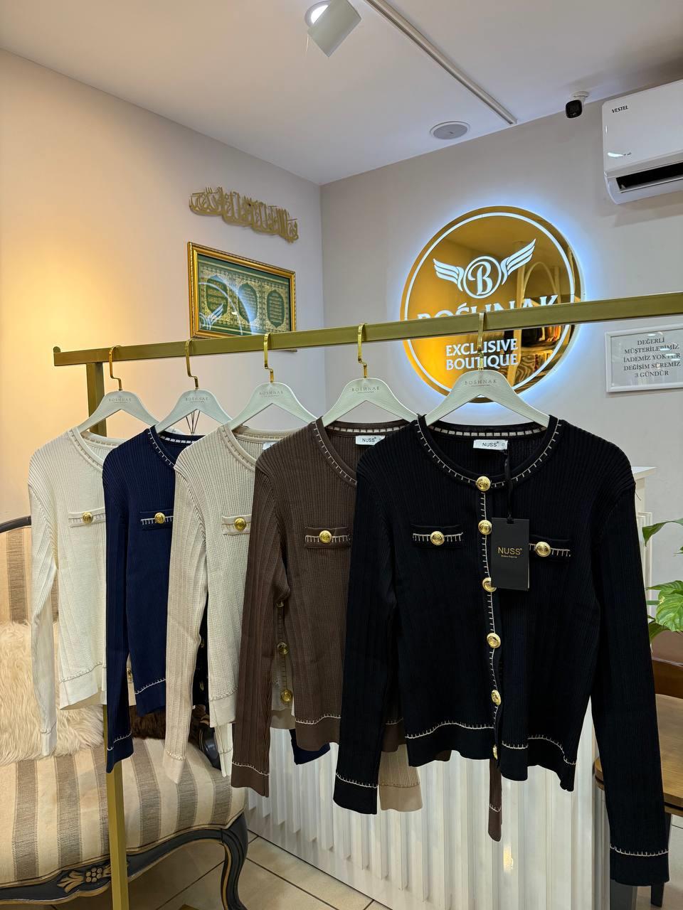 NUSS 1115 ÇELİK ÖRME KISA HIRKA