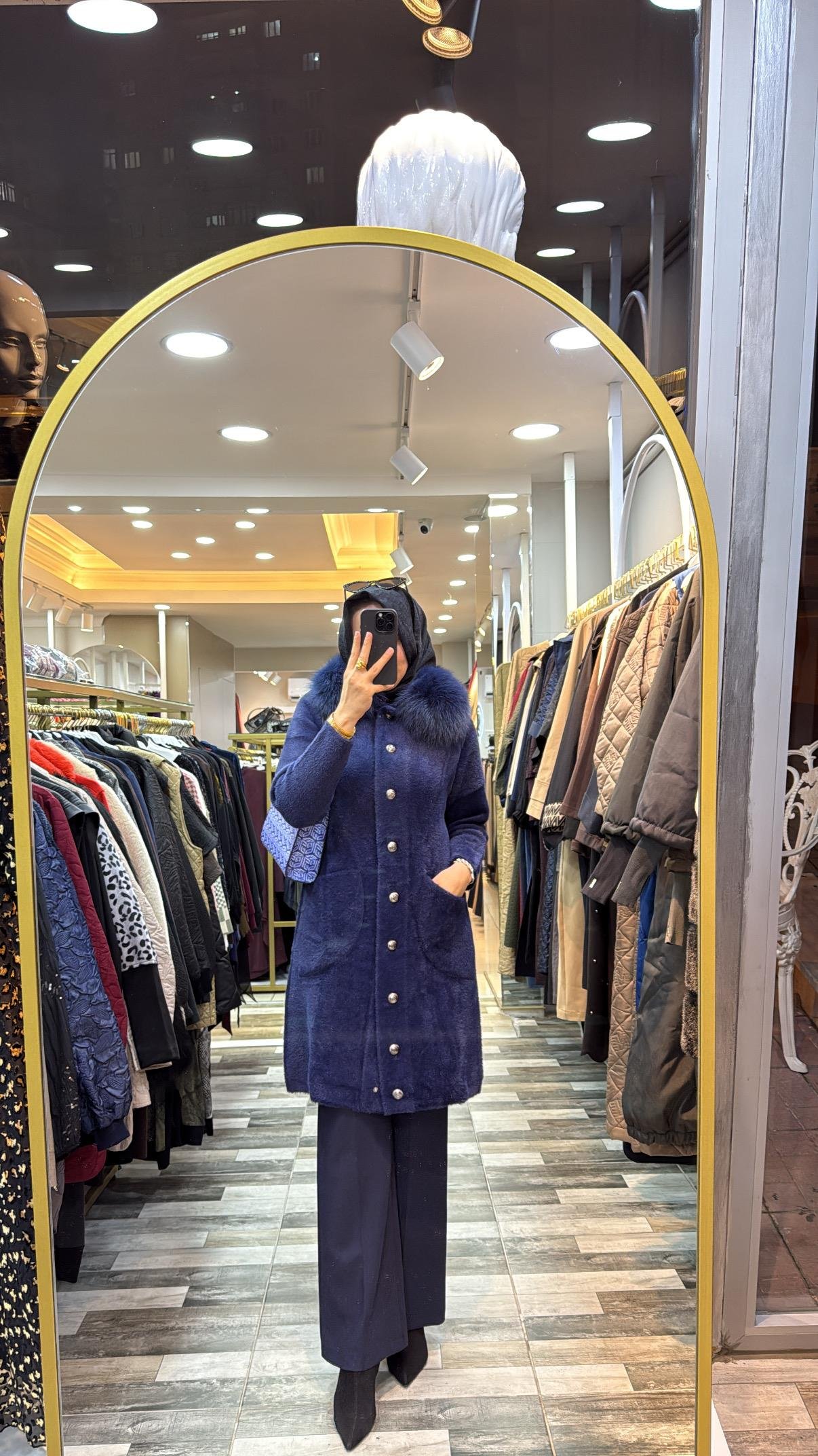 NUSS 7011 KÜRKLÜ ANGORA KABAN