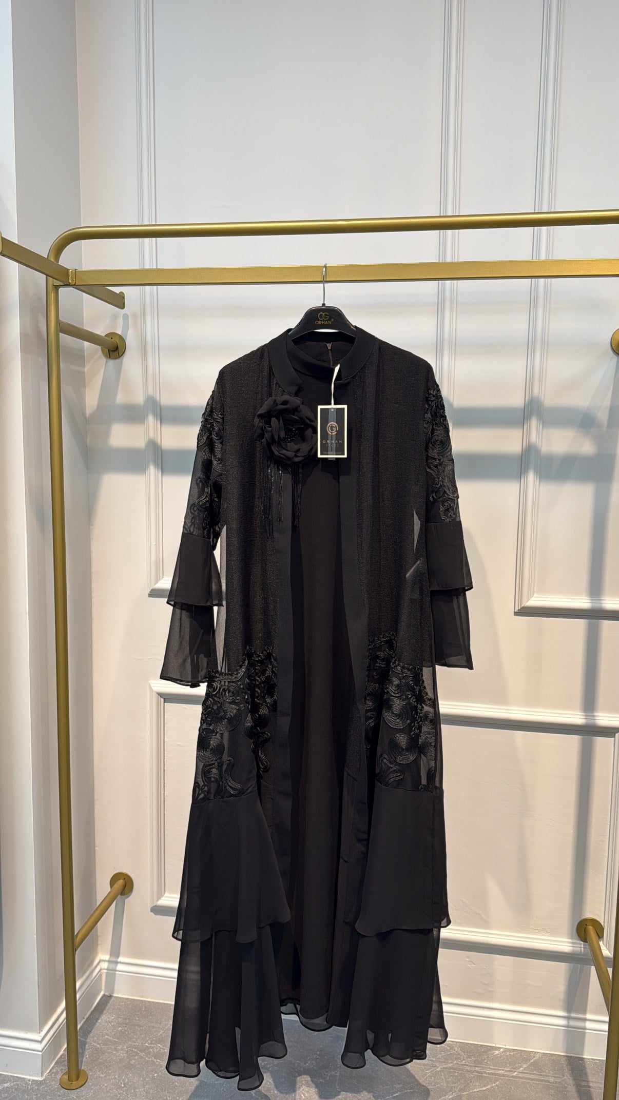 ORHAN 1990 İÇ ELBİSELİ ABAYA TAKIM
