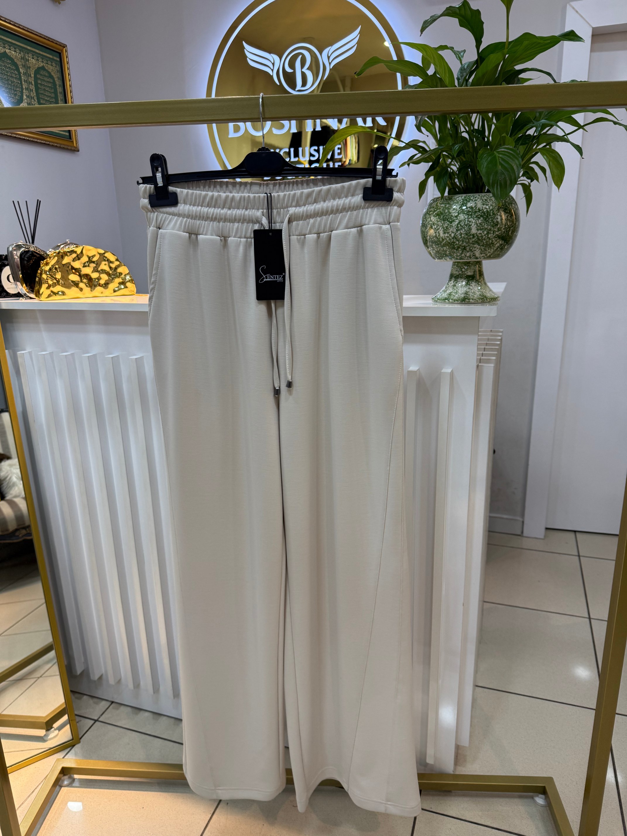 SENTEZ 5584 DİVANNA MODAL GENİŞ PAÇA PANTOLON 