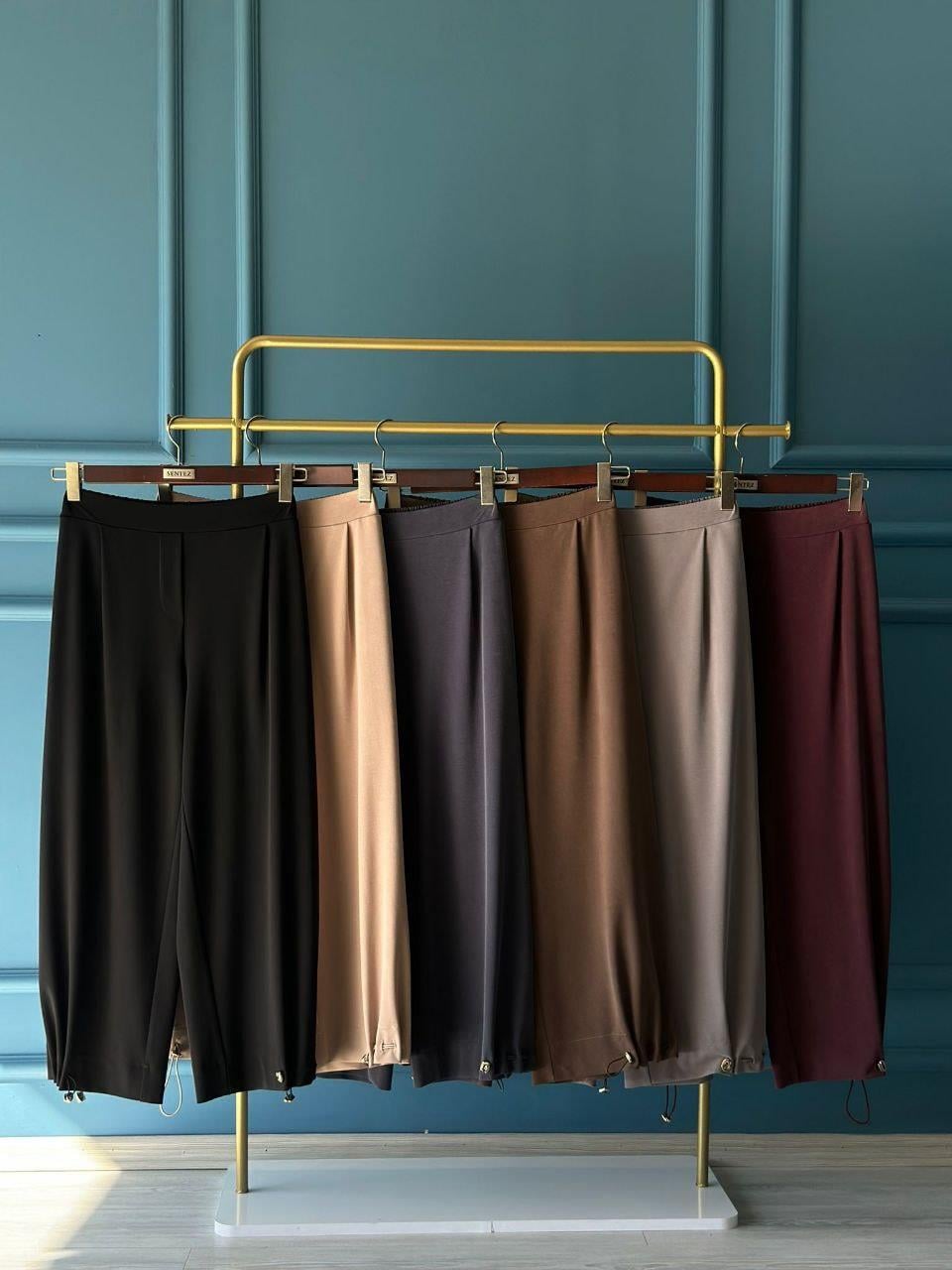 SENTEZ 5615 PAÇASI KAPSÜLLÜ AURA ŞALVAR PANTOLON