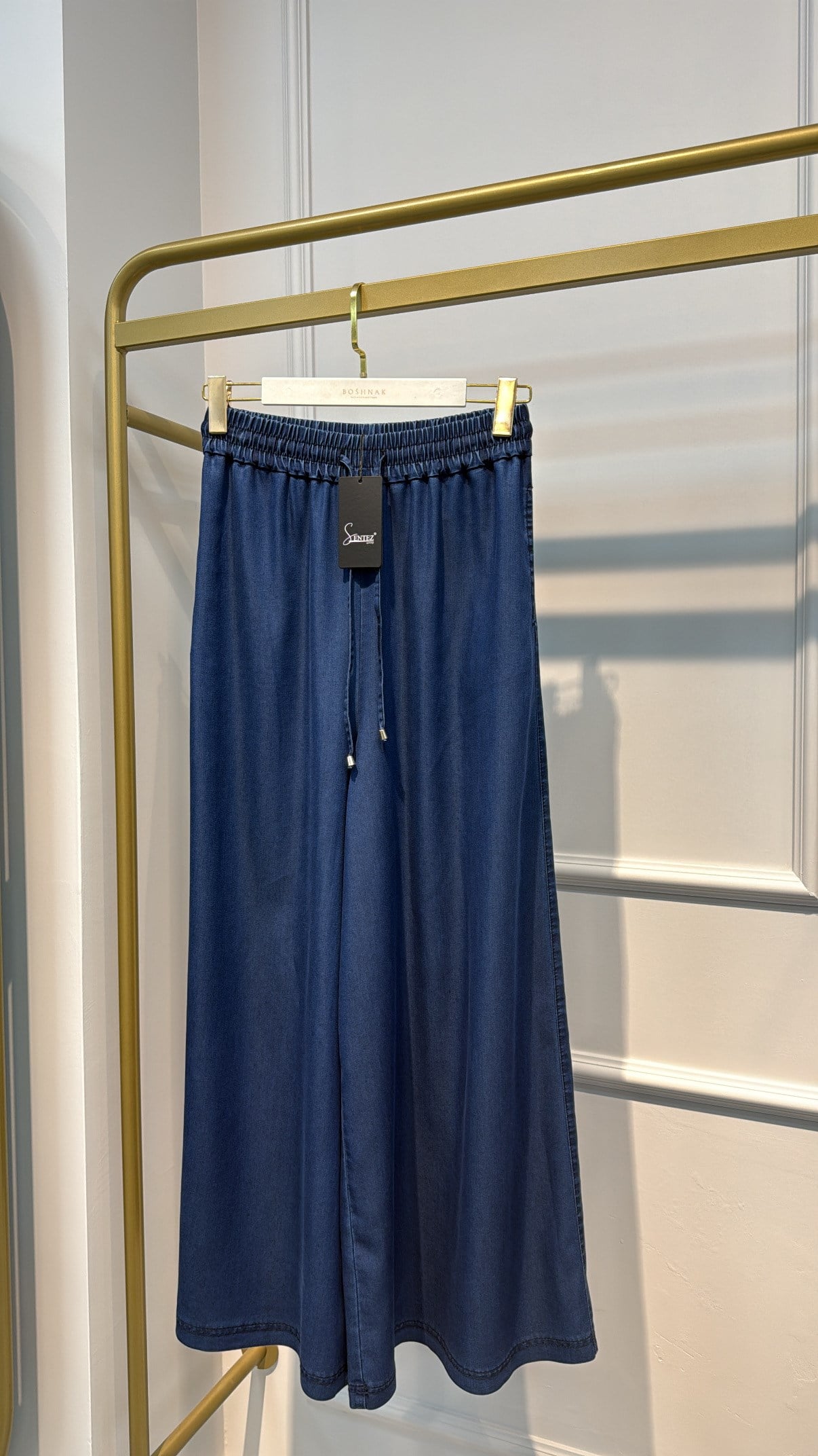 SENTEZ MİE 5648 TENSEL GENİŞ PAÇA PANTOLON