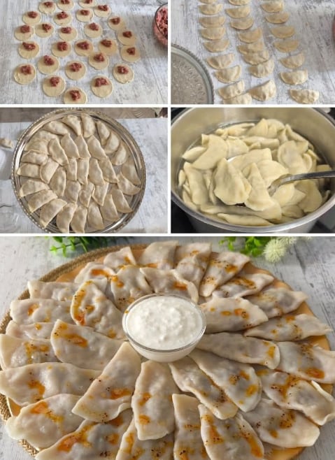Etli Bardak Mantı
