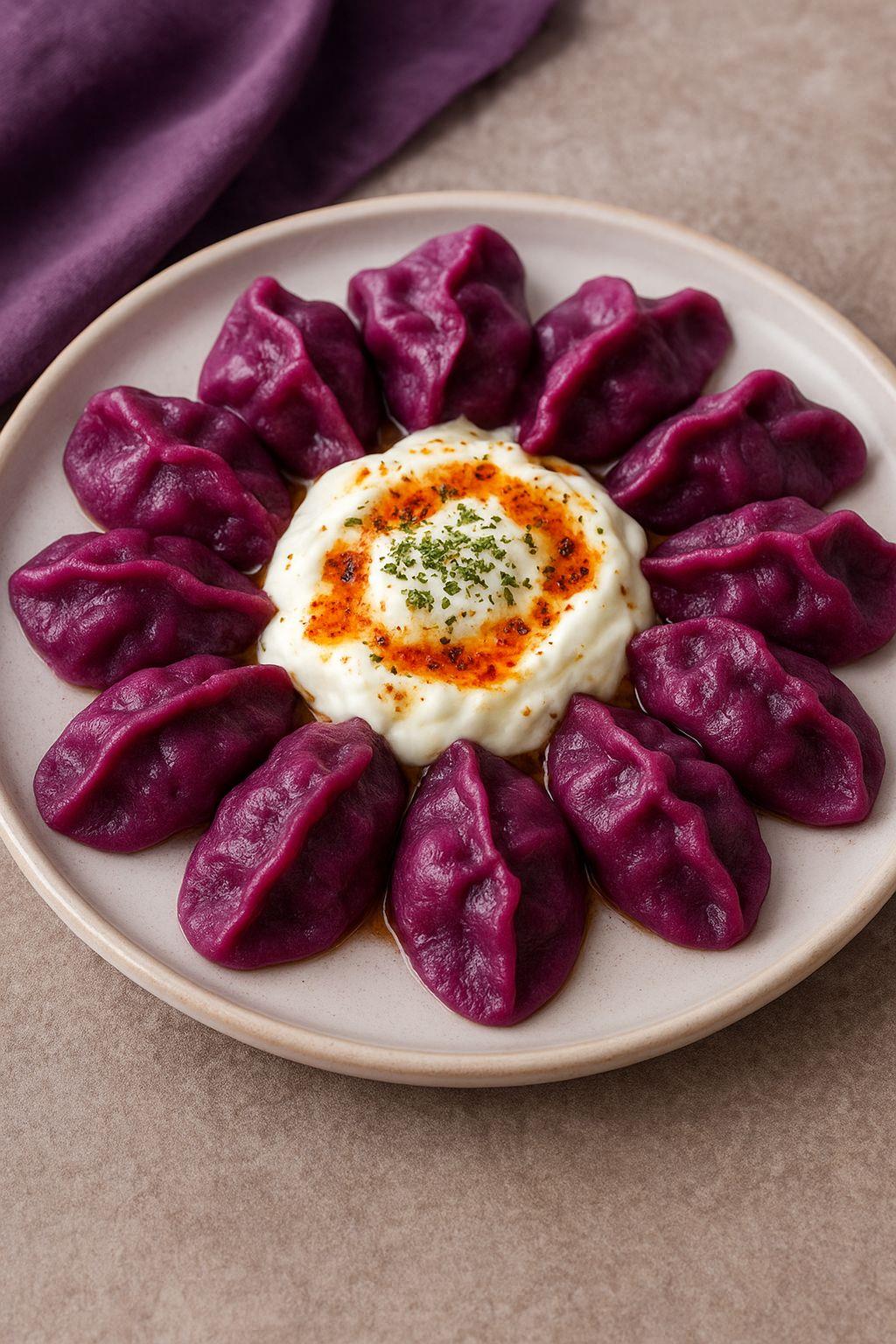 Hingel Mantı Hamuru Pancarlı 