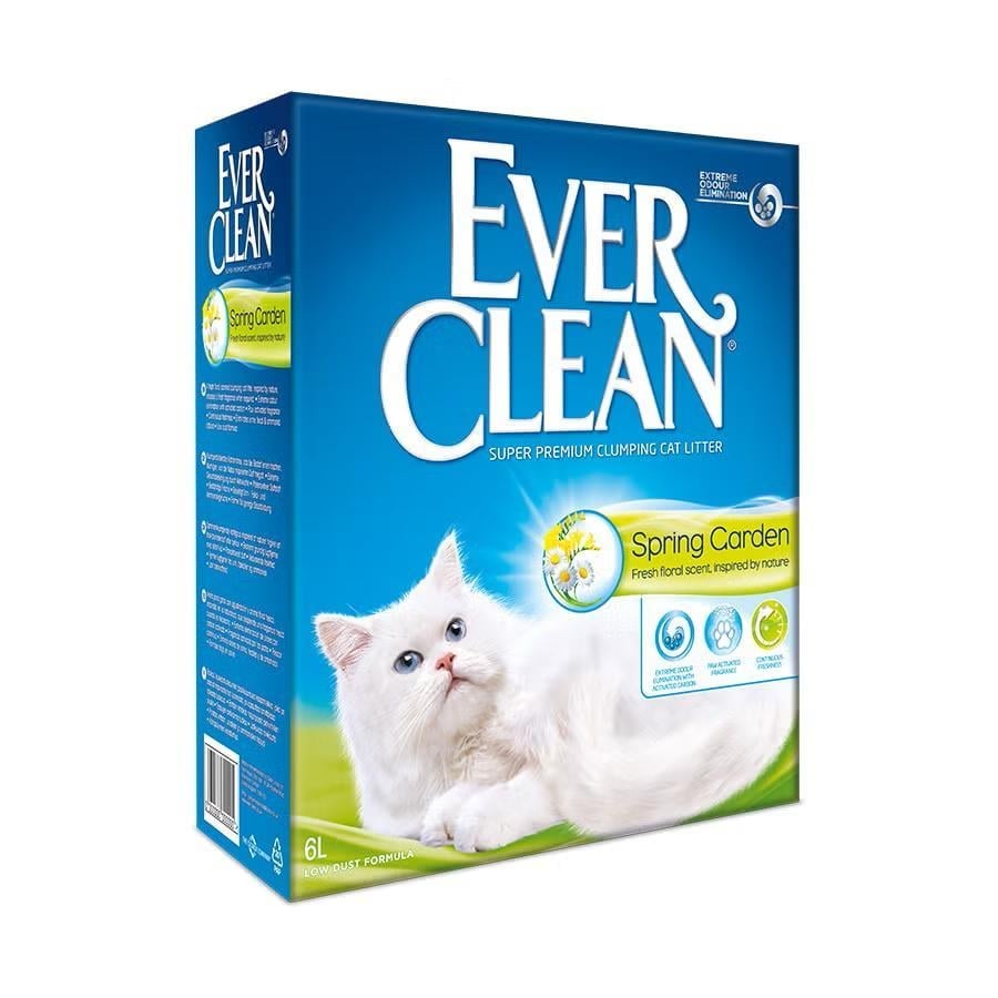 Ever Clean SPRING GARDEN Taze çiçek kokusu verir kedi kumu 10L