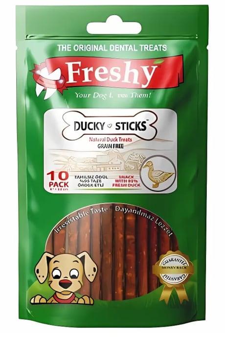 Freshy Ducky Sticks Ördekli Tahılsız Köpek Ödülü 100 gr 10 Adet