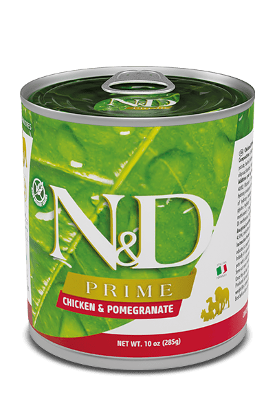 N&D PRIME Tavuk & Nar. Yetişkin köpekler için formüle edilmiş tam mamadır. 285gr