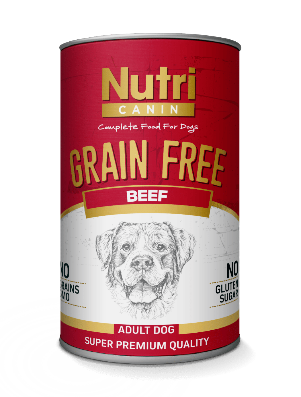NUTRİ CANIN SIĞIR ETLİ KÖPEK KONSERVE MAMASI 400gr