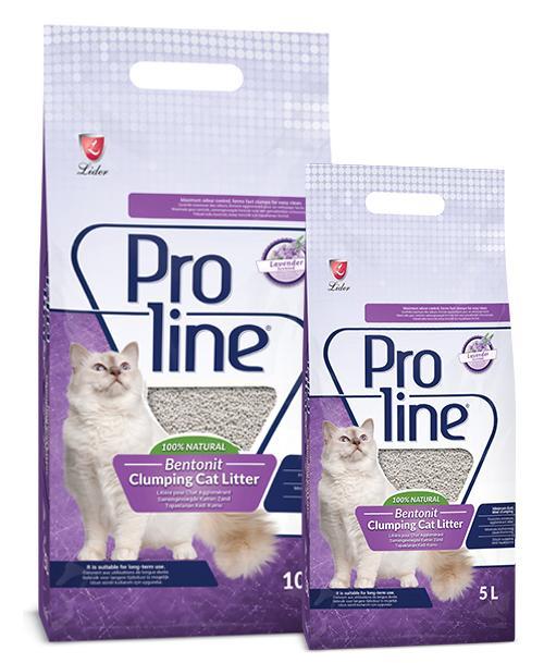 Proline Lavanta Kokulu Bentonit Kedi Kumu 10L