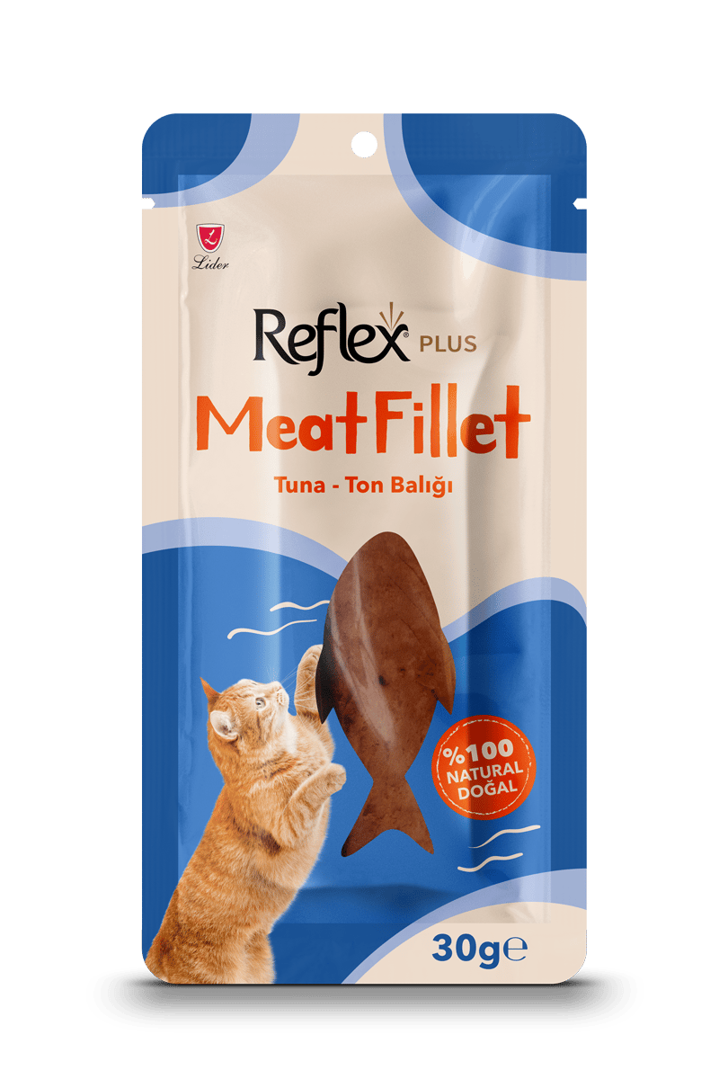 REFLEX Meat Fillet / Ton Balığı Fileto kedi ödül maması 30gr