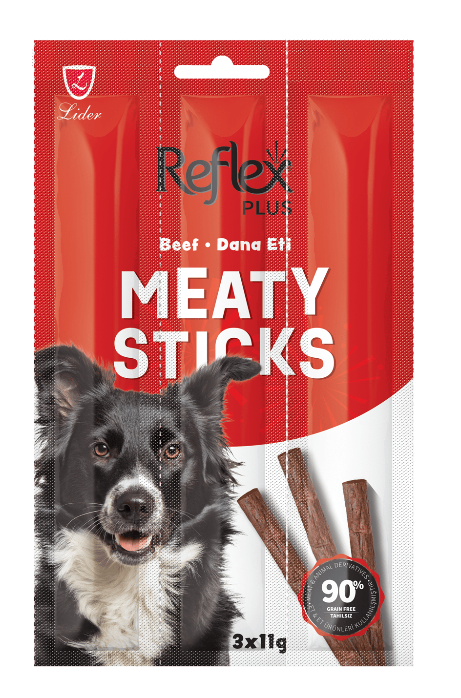 REFLEX Meaty Sticks / Biftekli Çubuk ödül 3X11gr