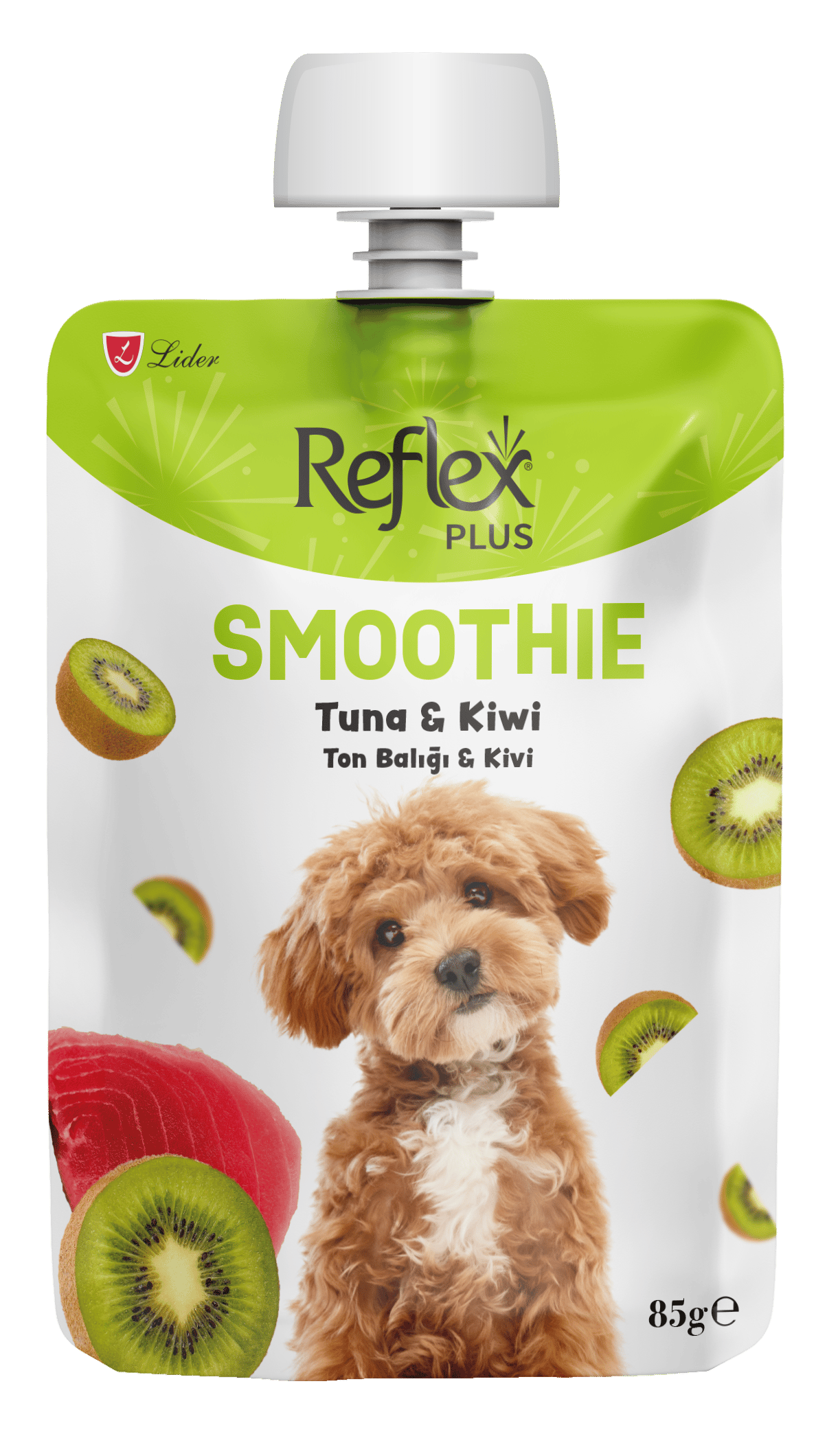 REFLEX Smoothie / Ton Balığı & Kivi Yetişkin Köpek Sıvı Ödül Maması 85gr