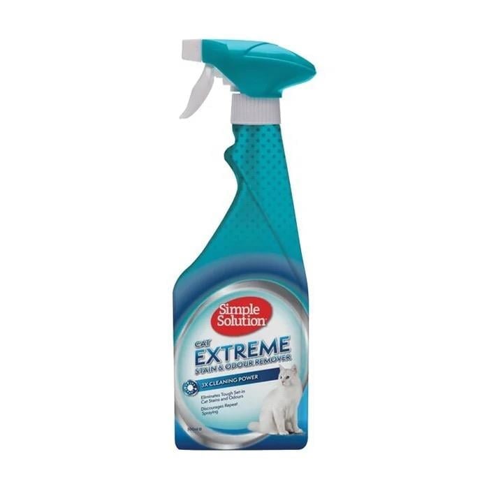 Simple Solution Extreme Kediler için 3 Kat Etkili Leke Ve Koku Giderici 500 Ml