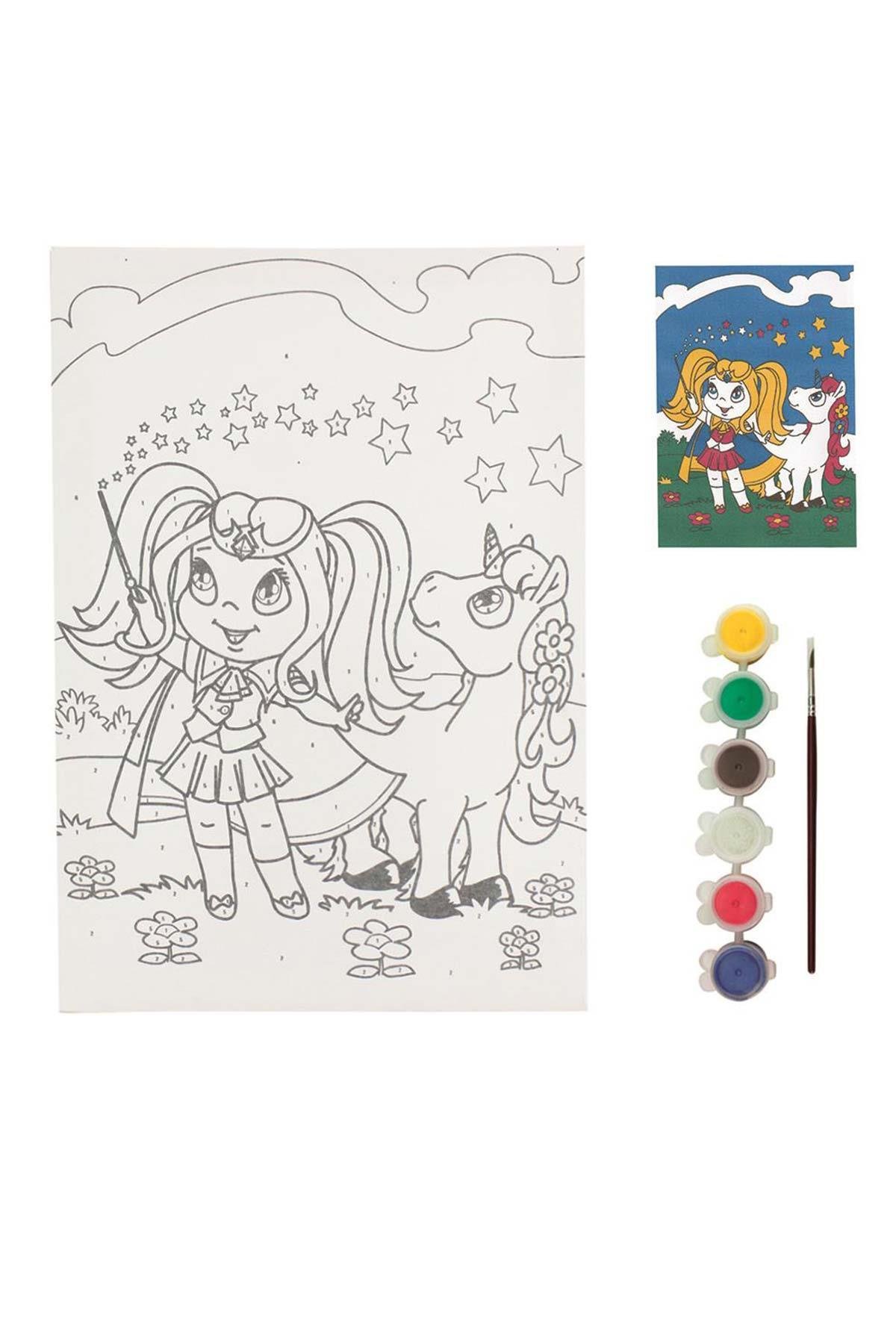 BTS17 Boyama Tuval Sayılı Set 25x35