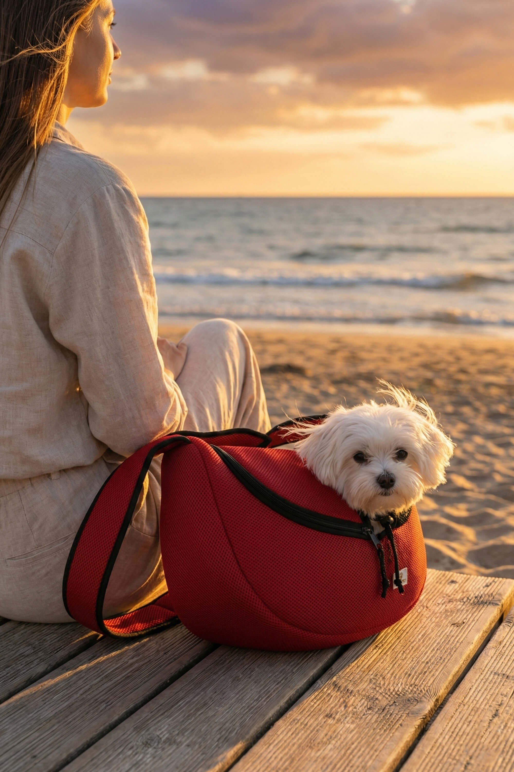 Kedi ve Köpekler İçin  Kucakta Taşıma Çantası 
