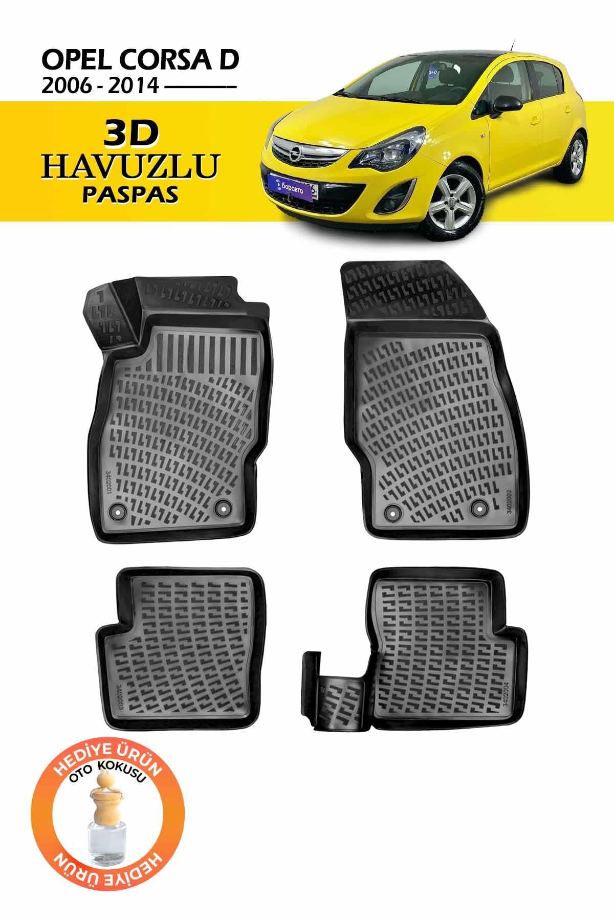 Rizline Opel Corsa D 2006-2014 3d Paspas Siyah 8682578002505, Oto Kokusu Hediye