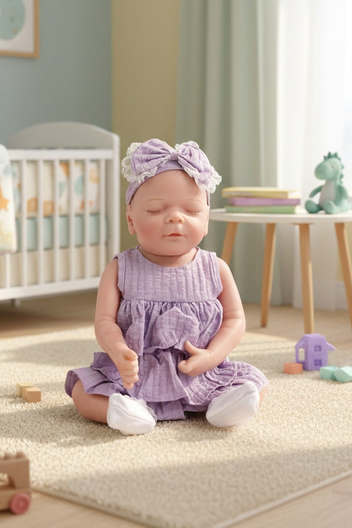Vardem  43 Cm Aksesuarlı Gerçekçi Bebek KNG-902-5A