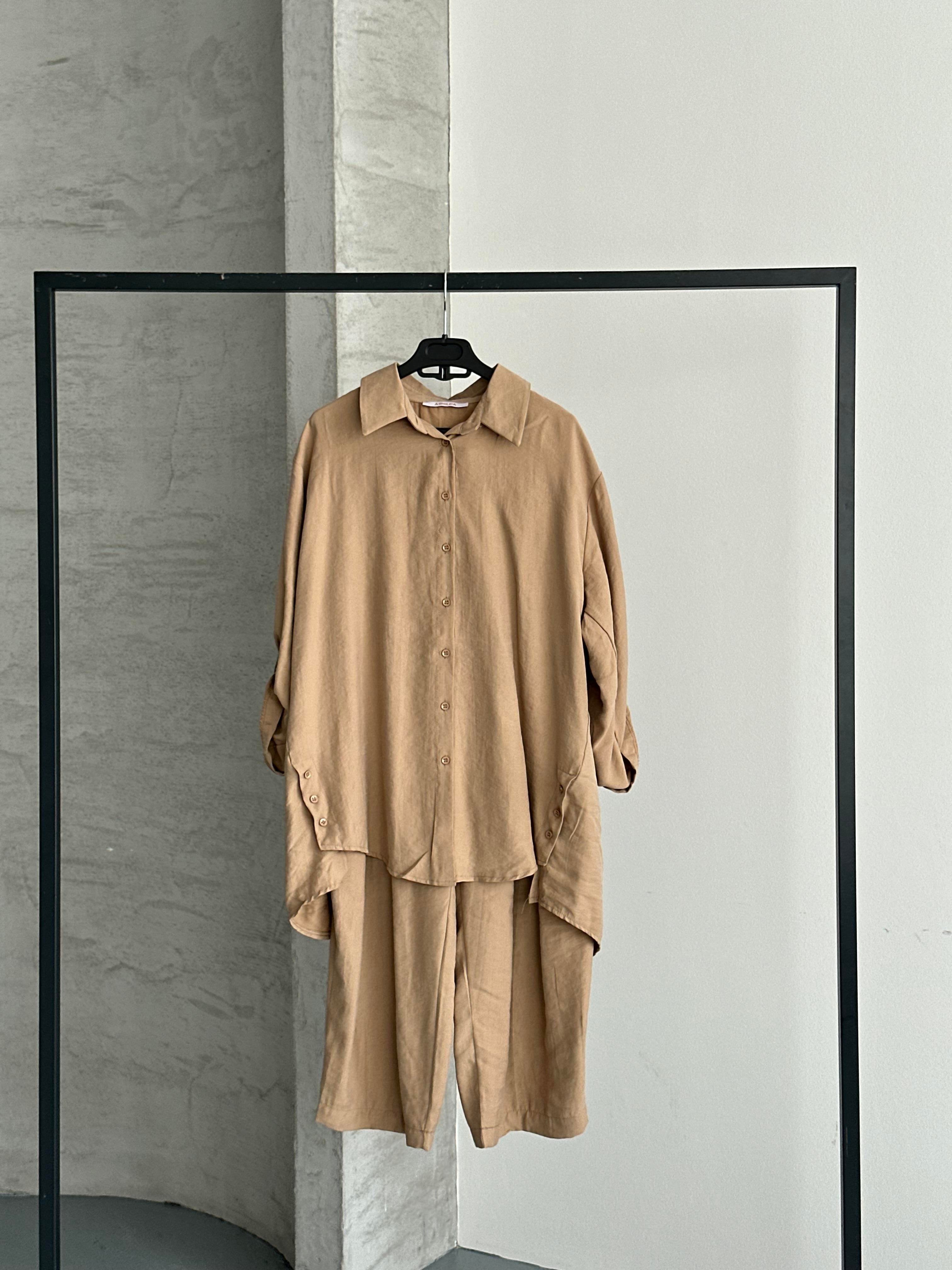 Oversize Gömlek Takım