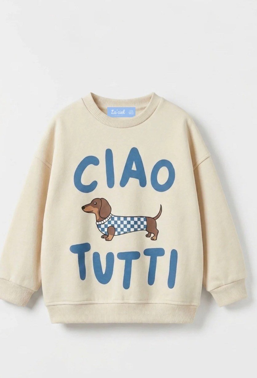 3 iplik Laciel erkek çocuk sweatshirt
