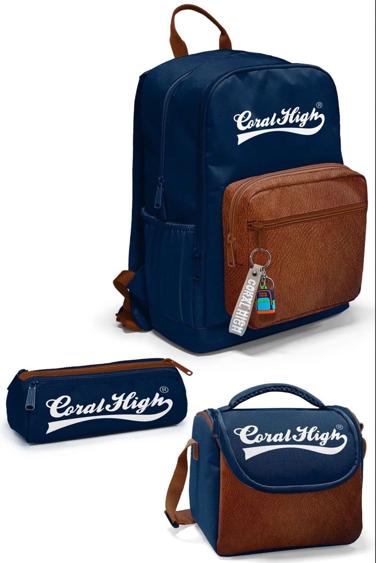 Coral High 3lü çanta seti 33236