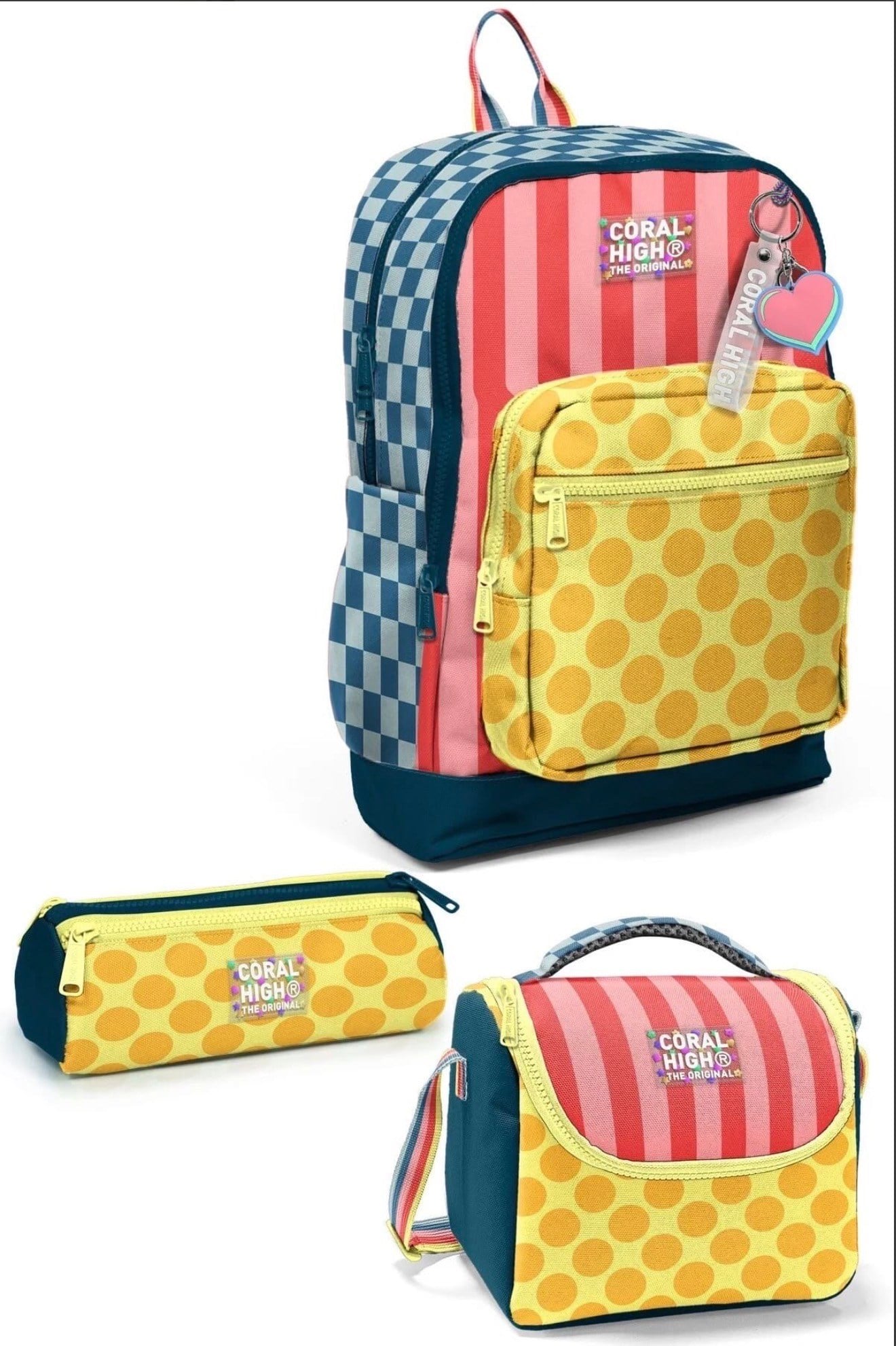 Coral High 3lü çanta seti SET0133204