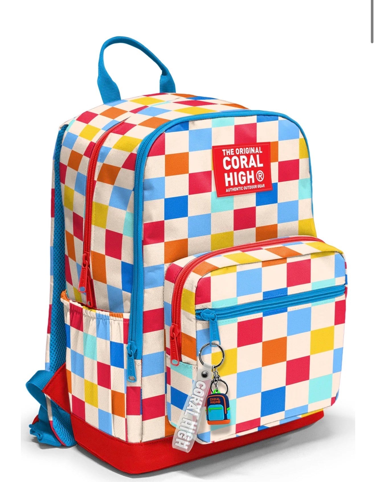 Coral High Dama Desenli Okul Sırt Çantası 33225