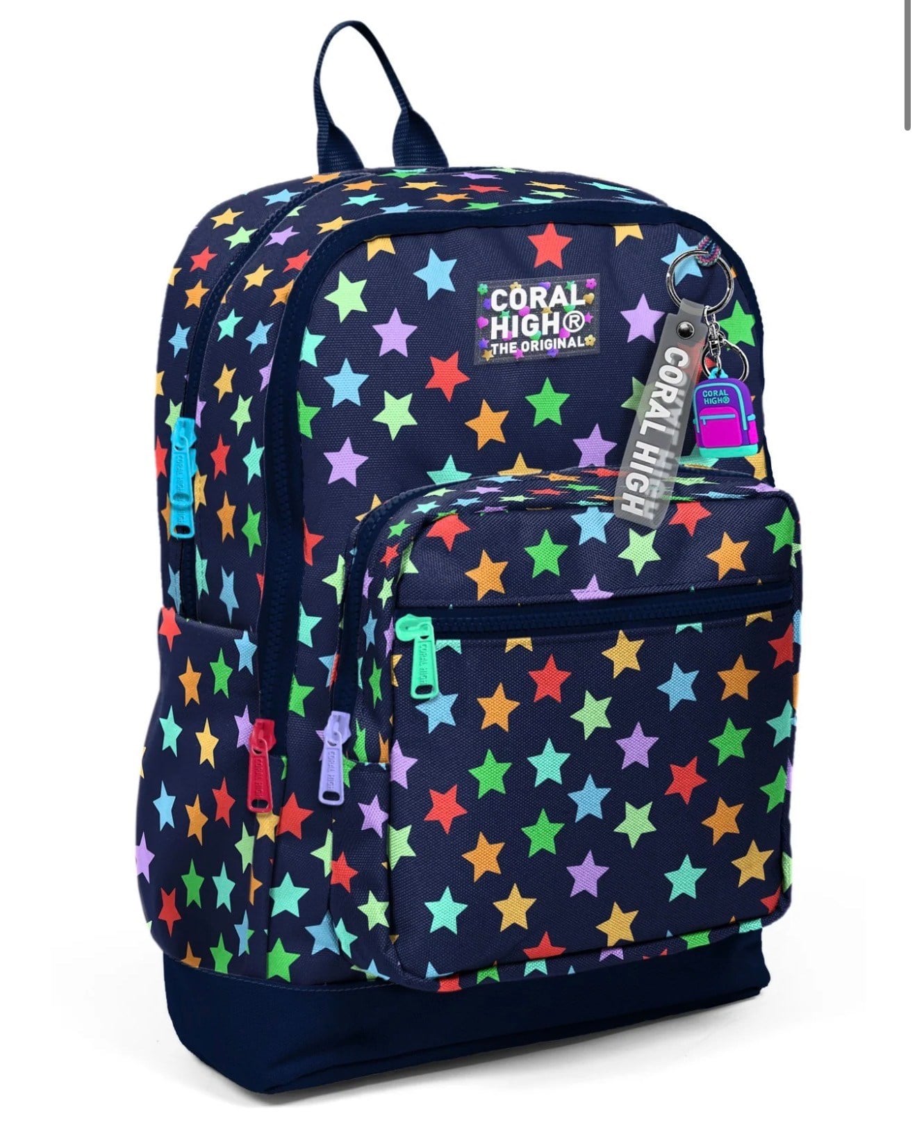 Coral High Kids Lacivert Yıldız Desenli Okul Sırt Çantası 33209