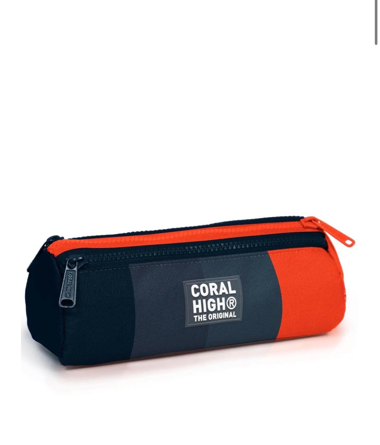 Coral High Kids Renkli Çizgili Üç Bölmeli Kalem Çantası 22098