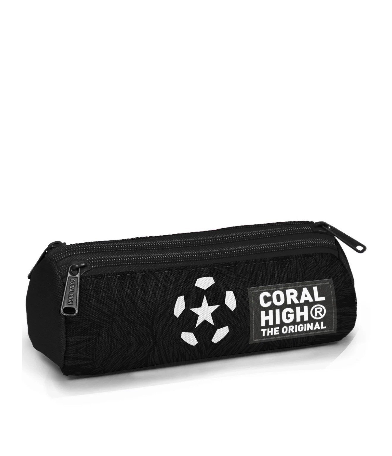 Coral High Kids Siyah Futbol Desenli Üç Bölmeli Kalem Çantası 11198