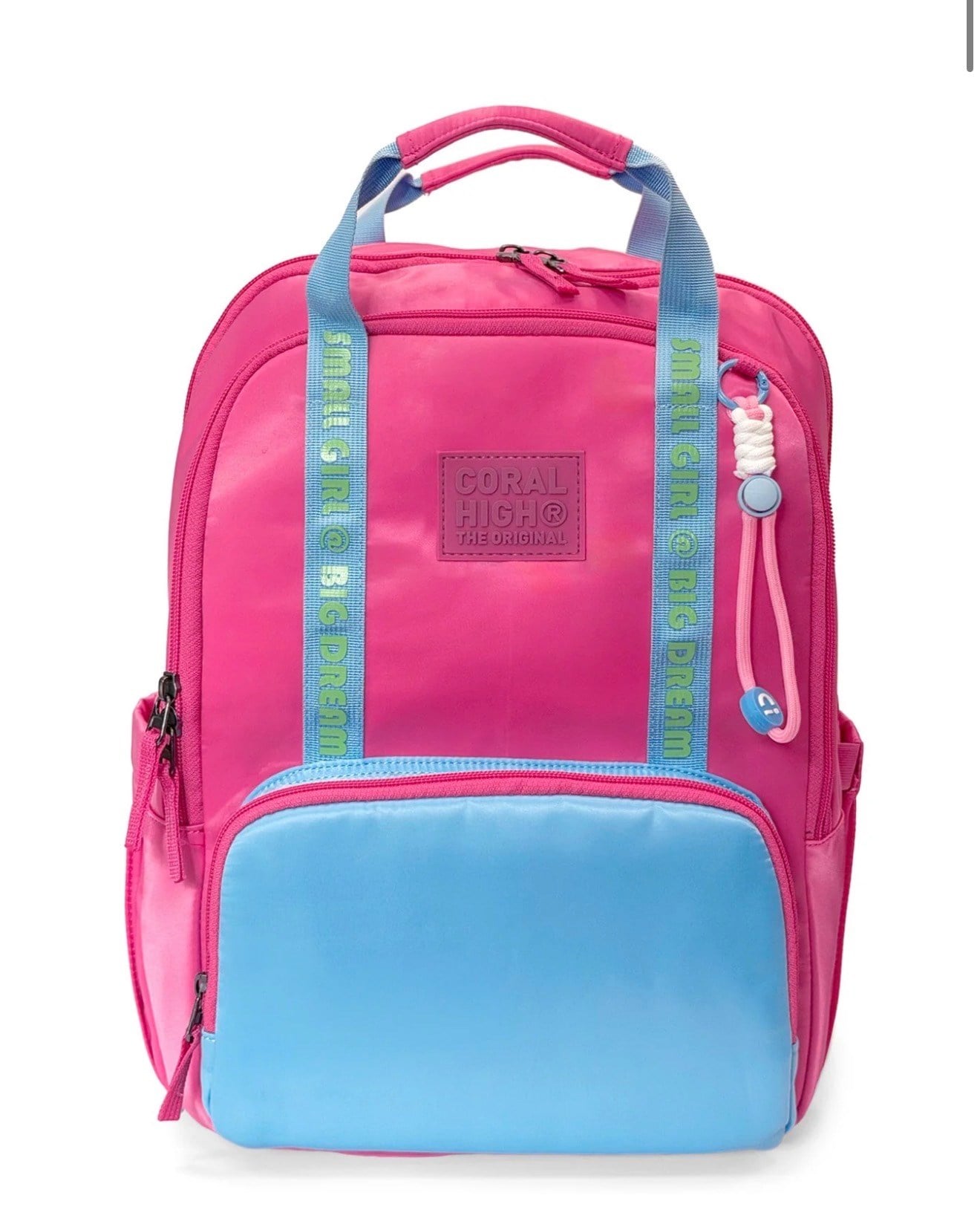 Coral High Pembe Mavi Okul Sırt Çantası 24416
