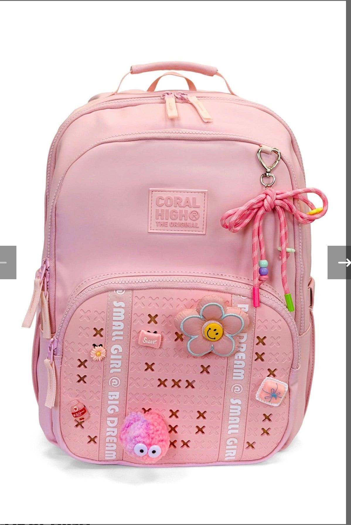 Coral  High pembe okul çantası 24404