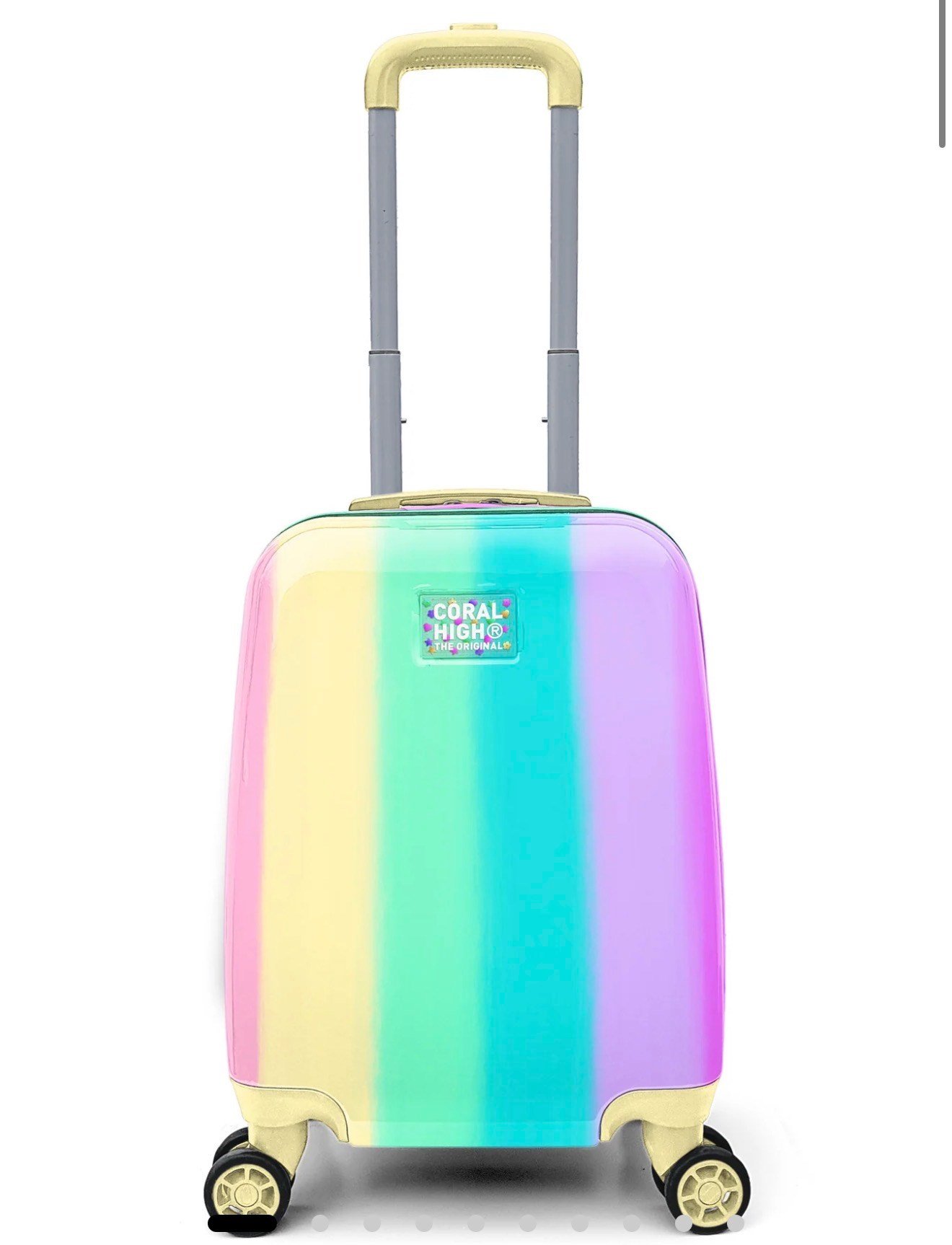 Coral High Renkli Çizgili Mini Kabin Boy Valiz (40cm) 16786