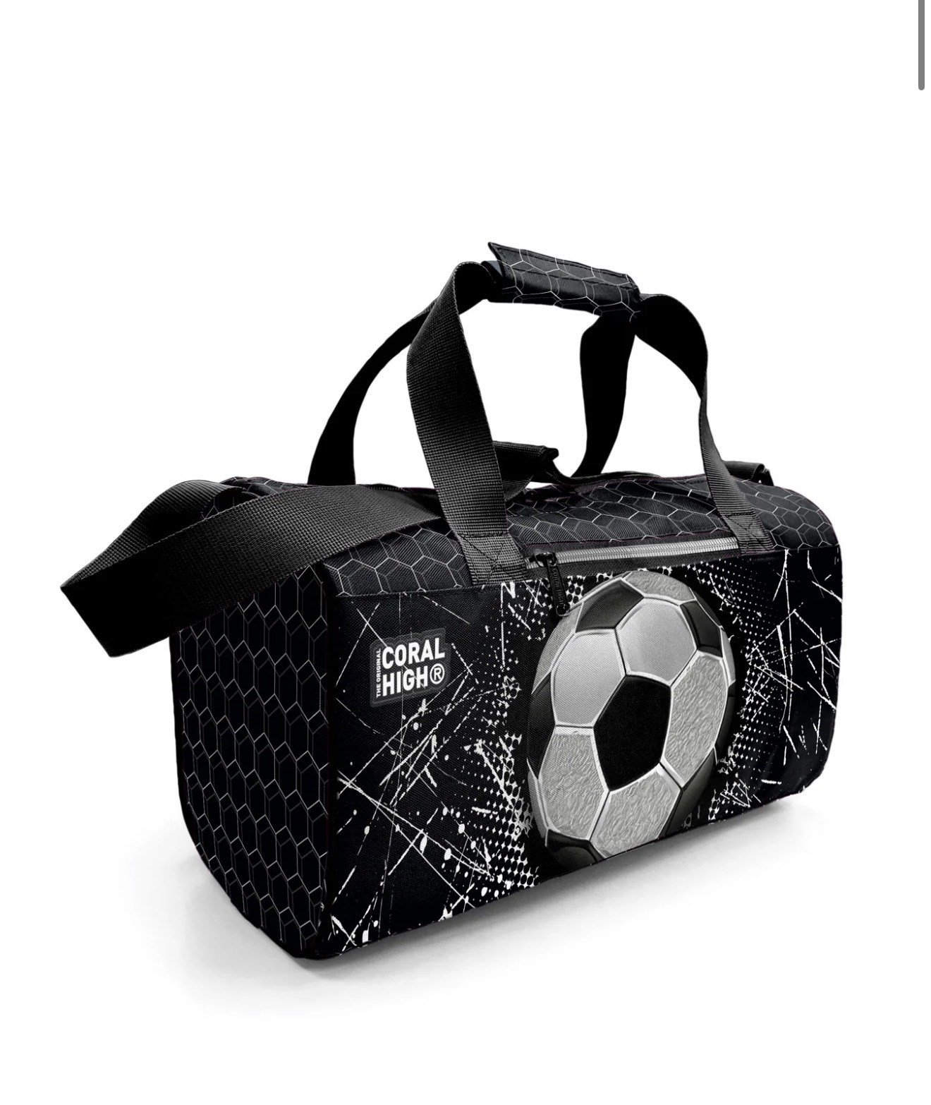 Coral High Siyah Futbol Desenli Spor Çantası 27539
