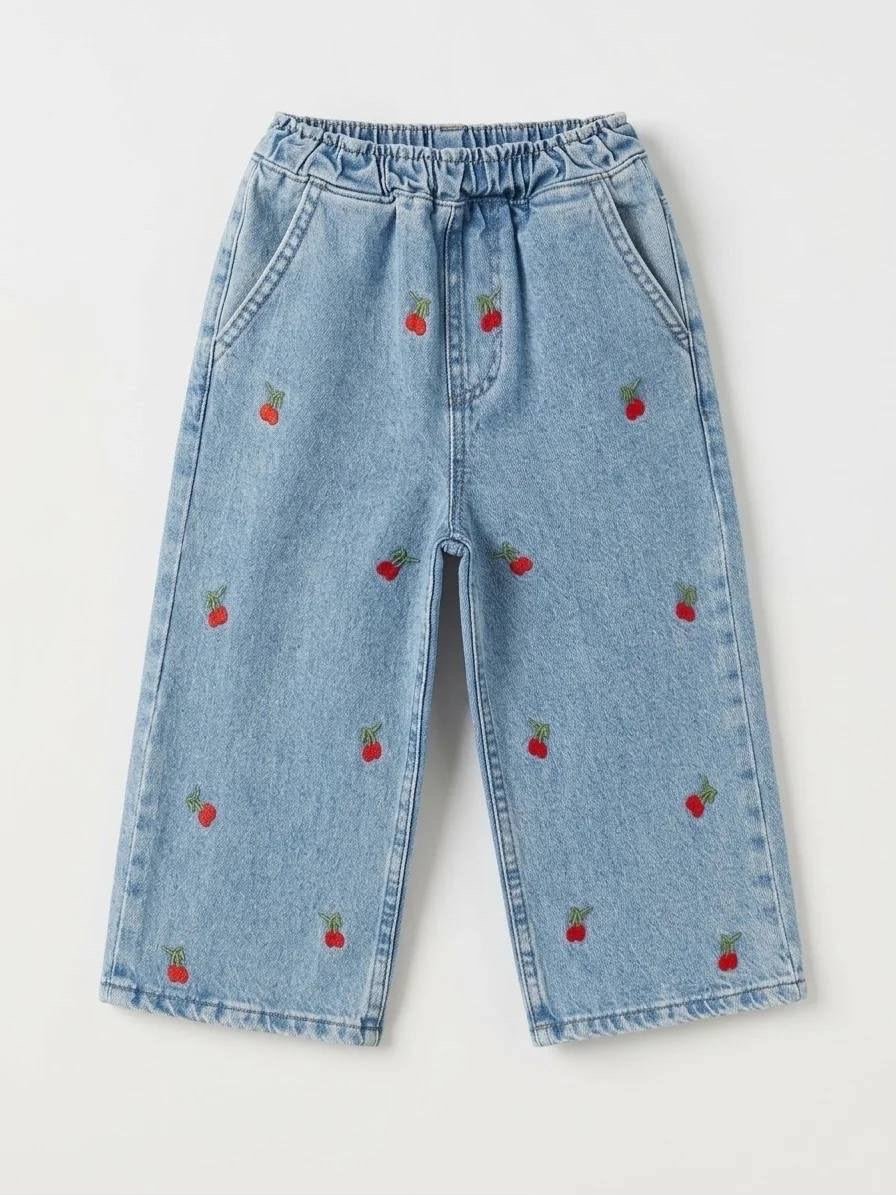 Laciel kirazlı denim pantolon 