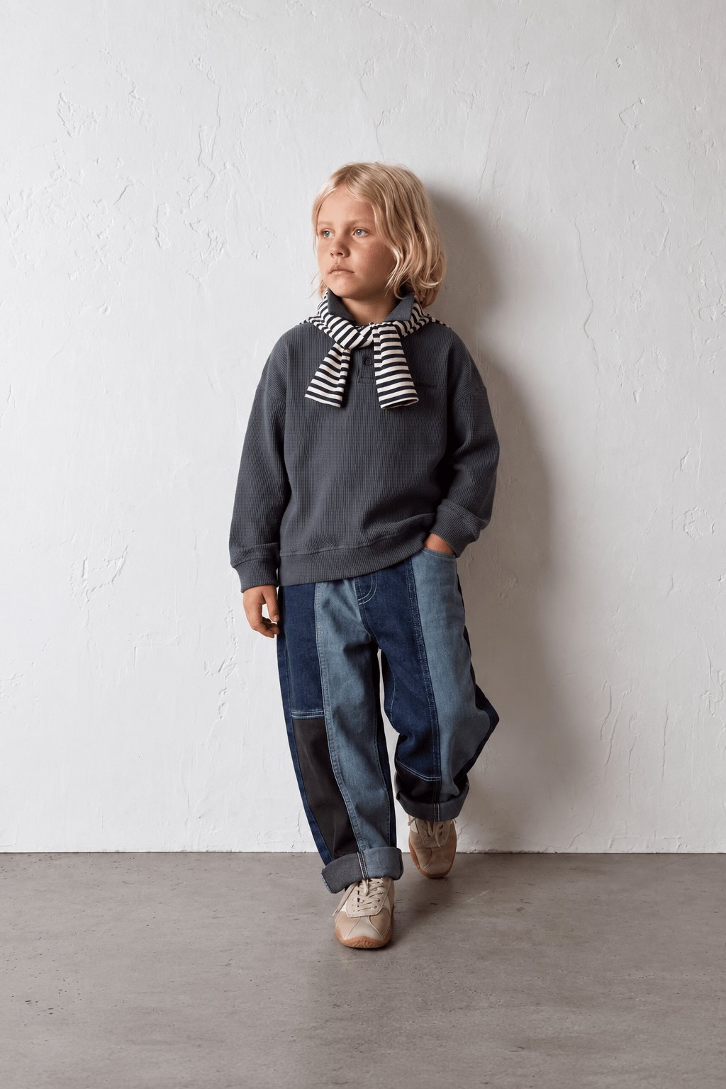 Laciel parçalı denim pantolon 