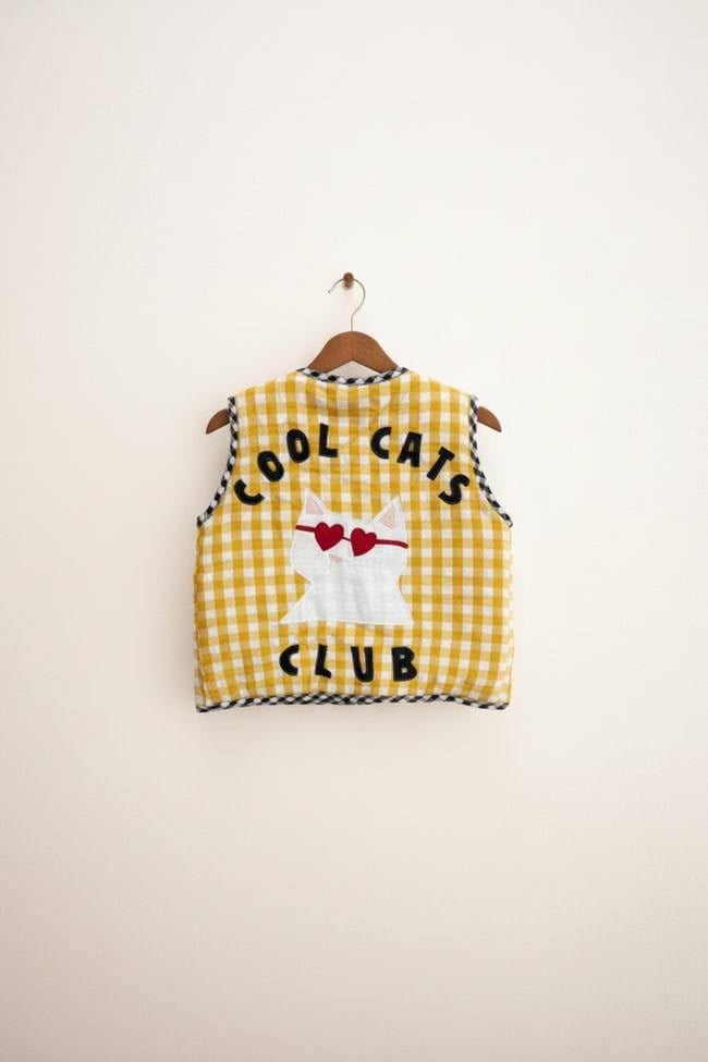 Unisex cool cats yelek