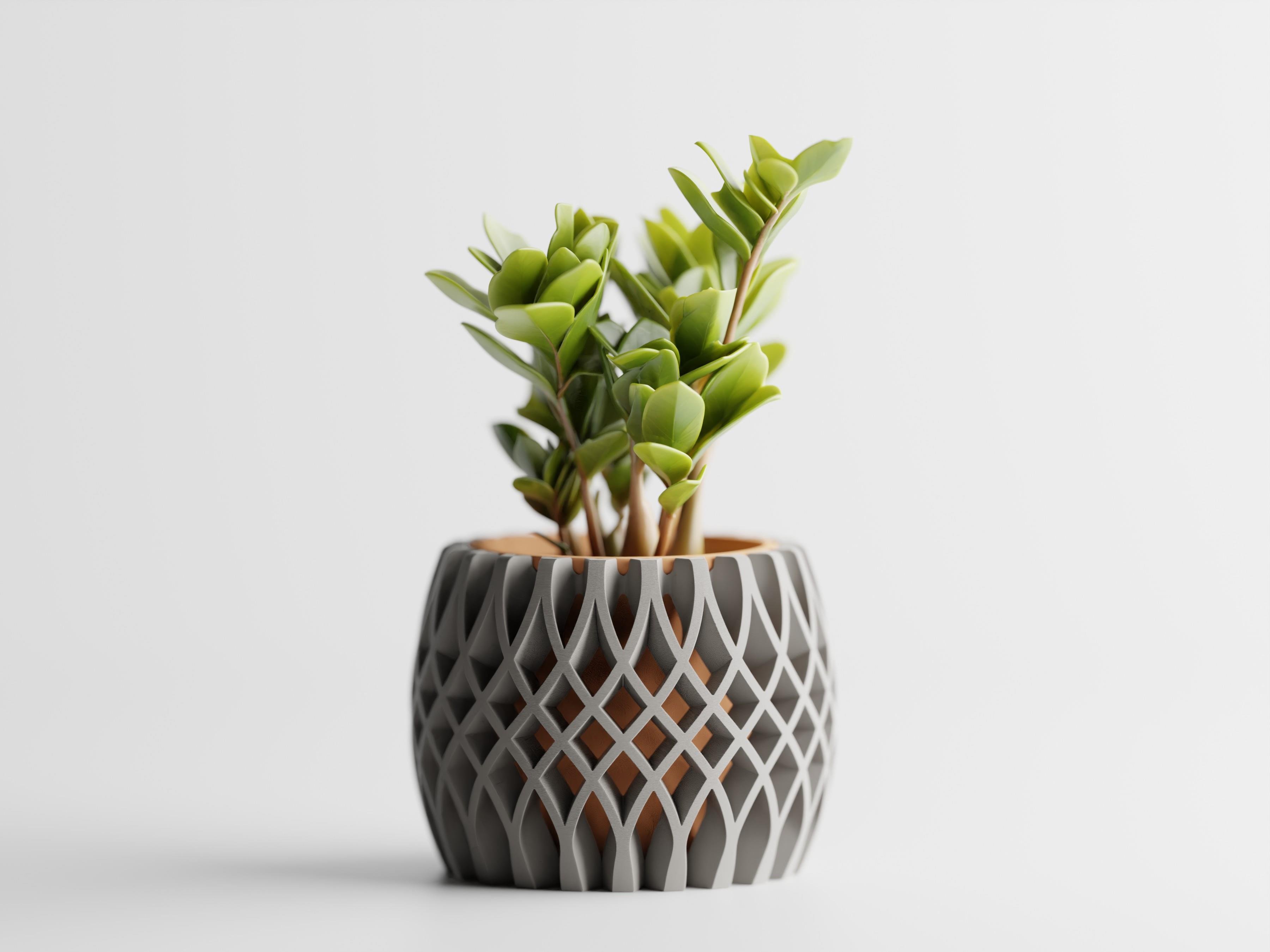 Interweave – Çift Katmanlı Örgü Tasarım Saksı