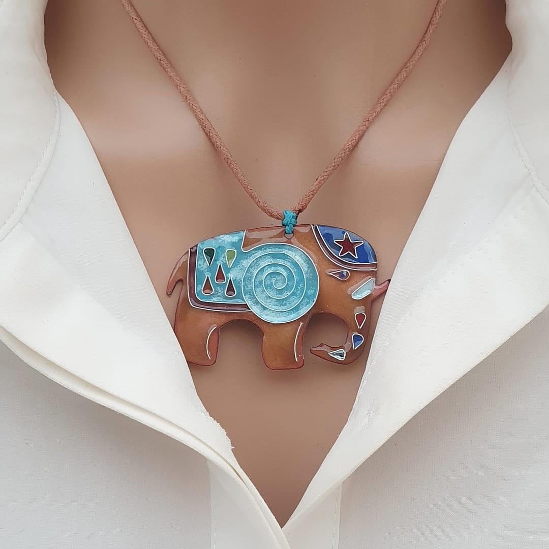 Cloisonné Fil Kolye II